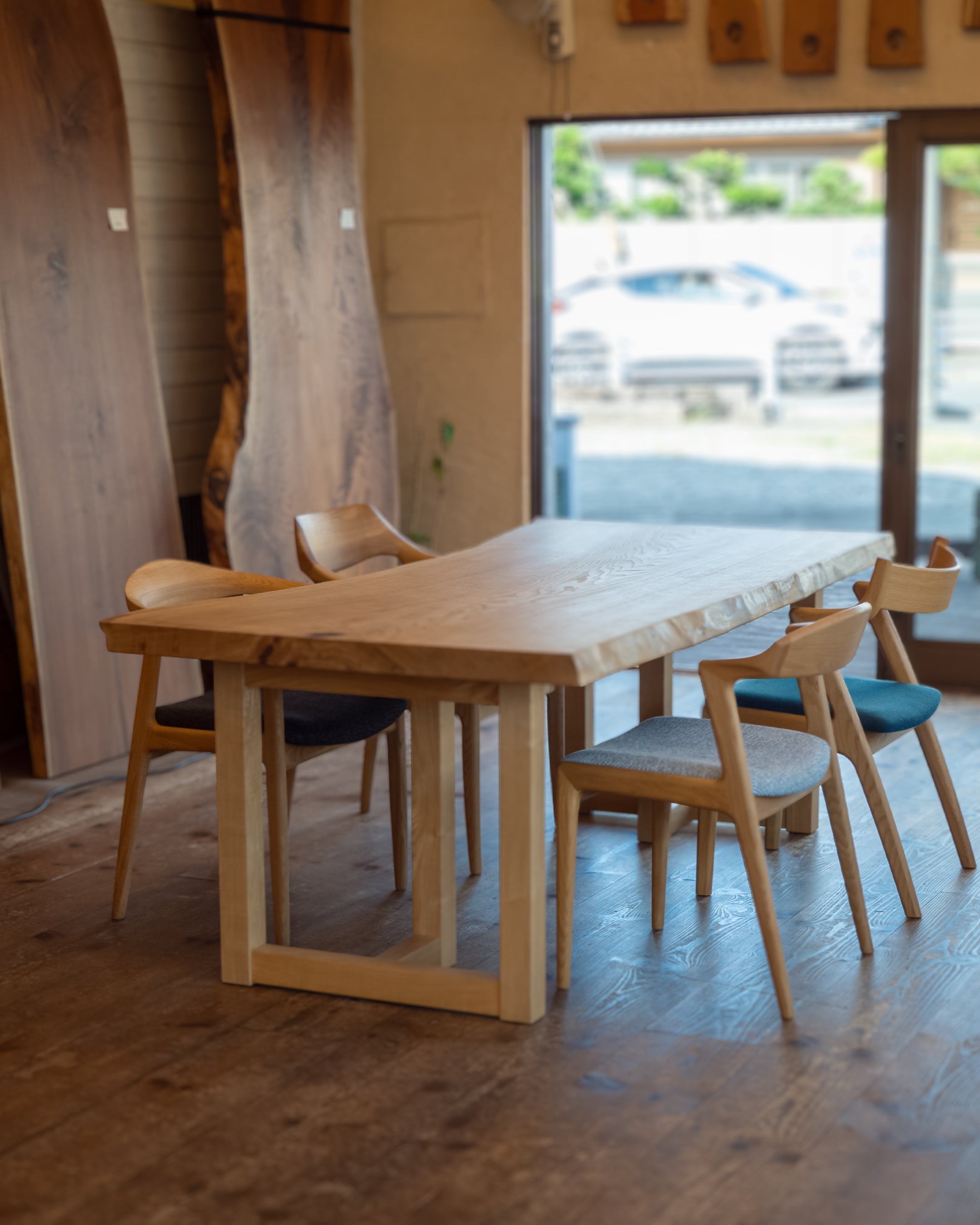 国産栗 一枚板 |幅202cm |No.0003