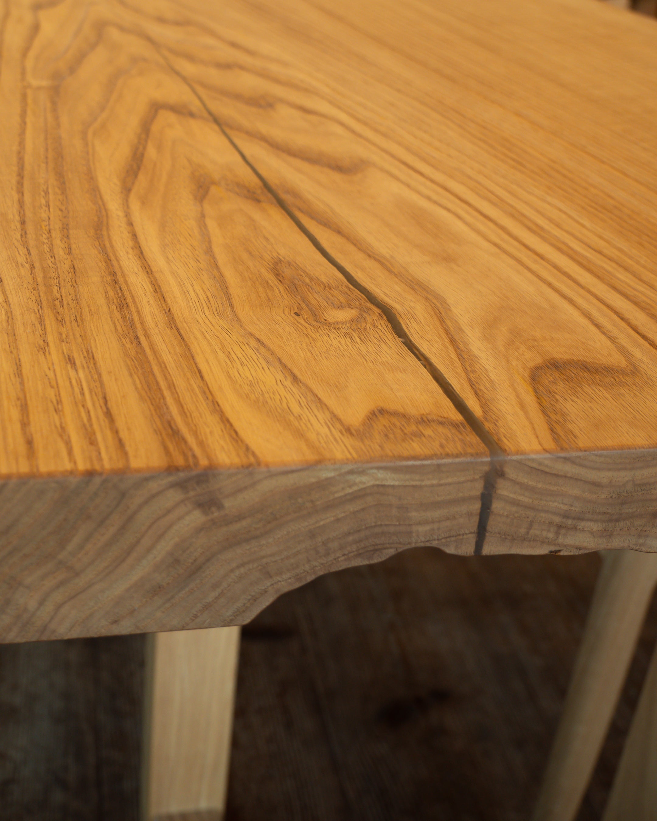 国産栗 一枚板 |幅202cm |No.0003