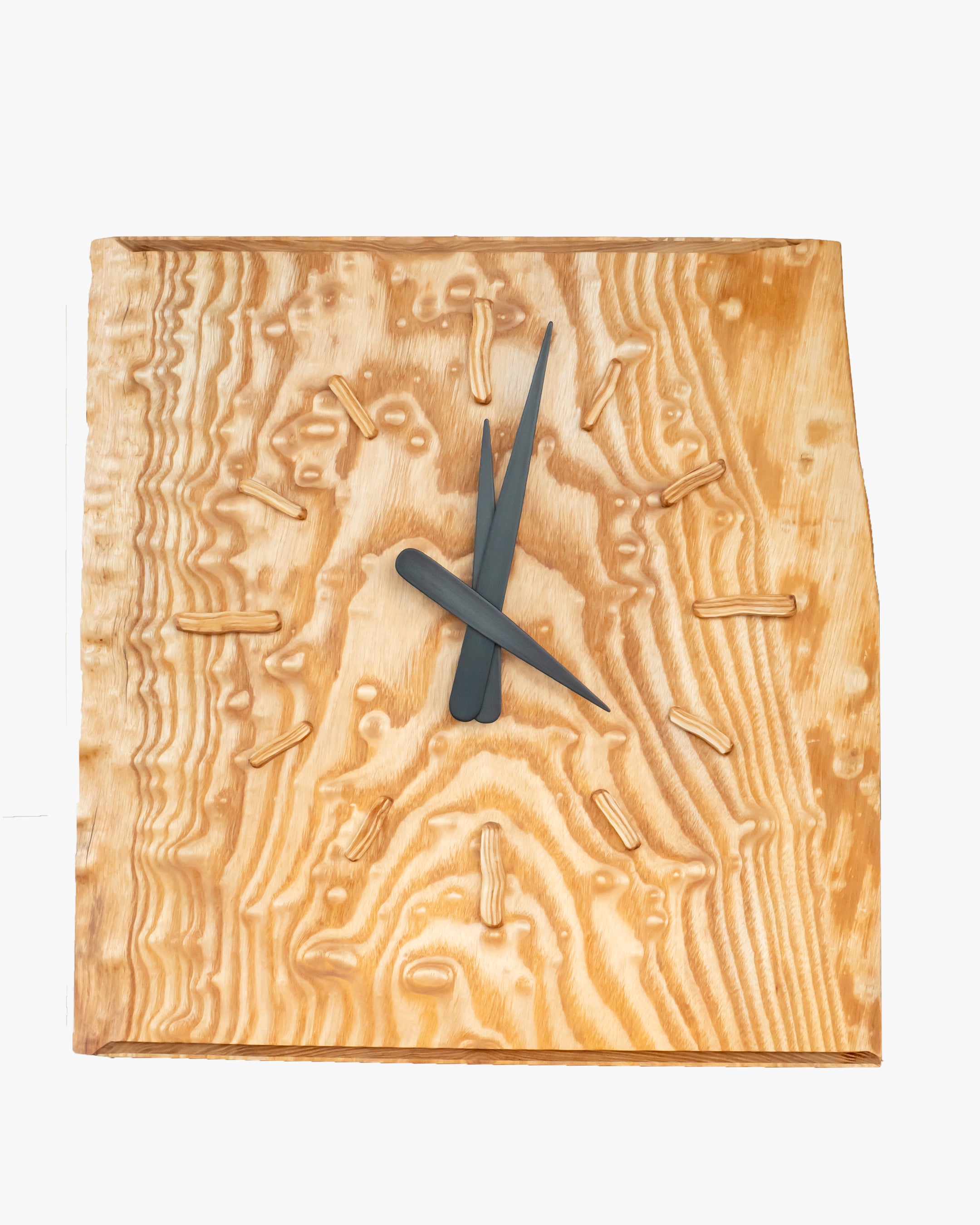 木の時計展 | タモの玉杢時計 |882
