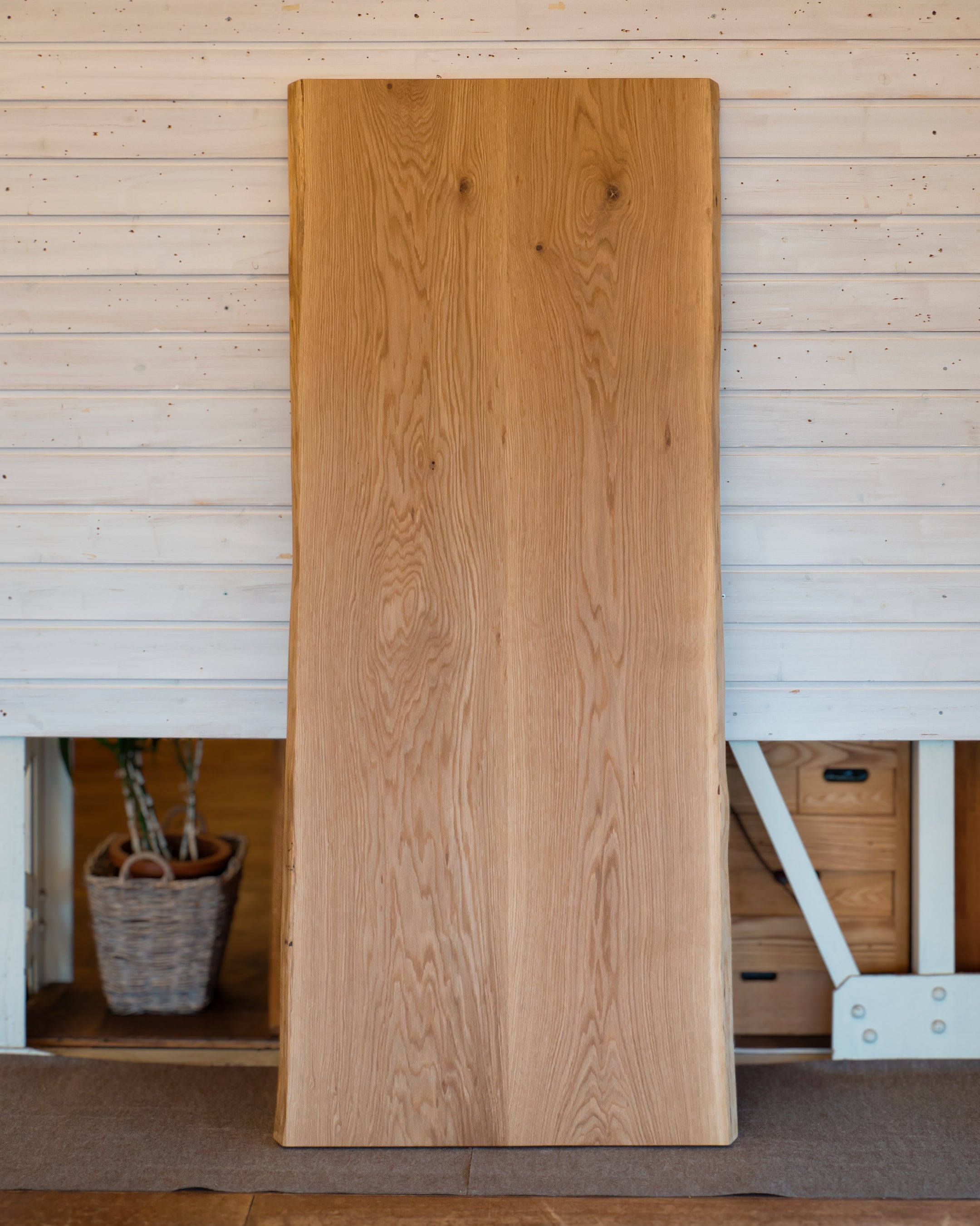 ホワイトオーク 二枚接ぎ|幅190cm|No.0017