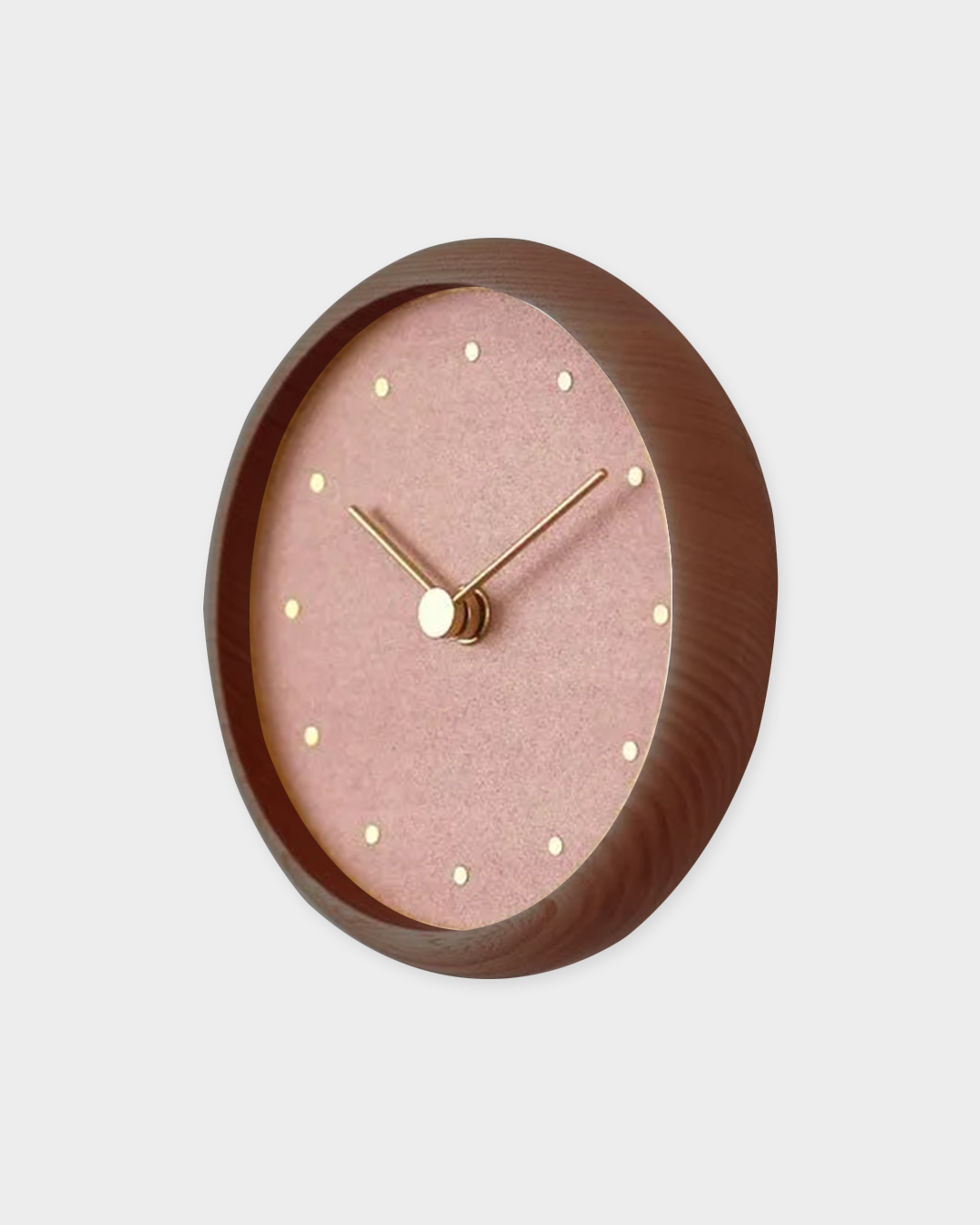 木の時計 | はなもっこ 掛時計 桜鼠(さくらねず)|11-10