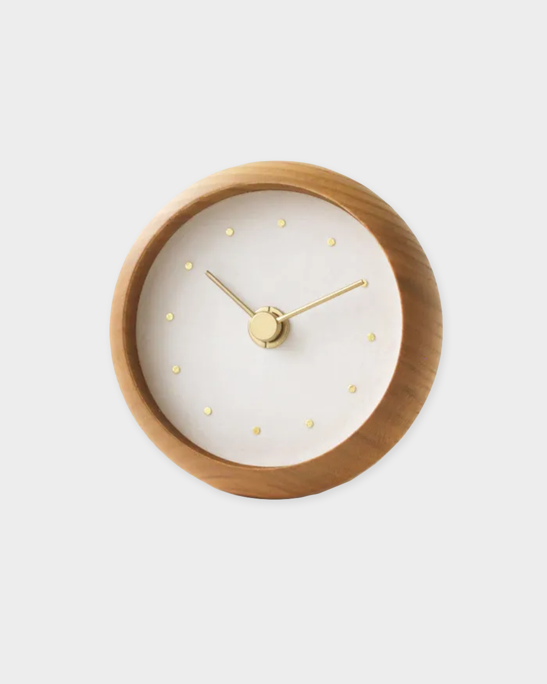 木の時計 | はなもっこ 置時計 水晶|11-1