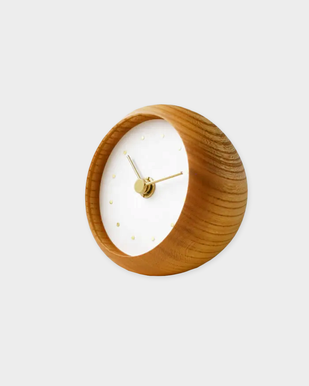 木の時計 | はなもっこ 置時計 水晶|11-1