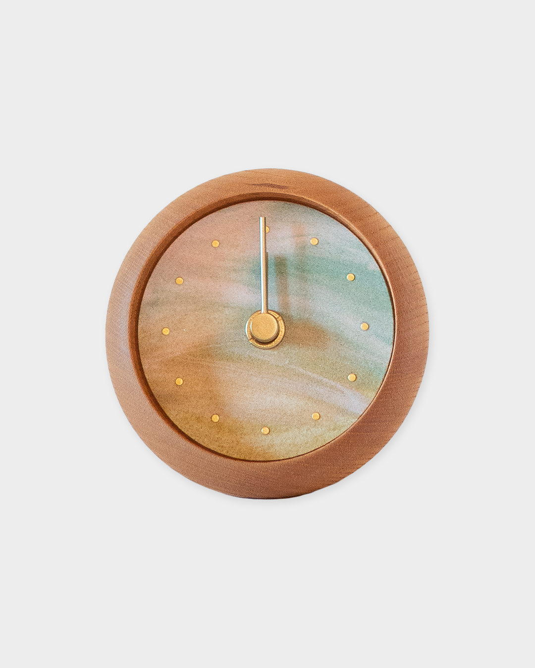 木の時計 | はなもっこ 置時計 彩霞|11-3-1