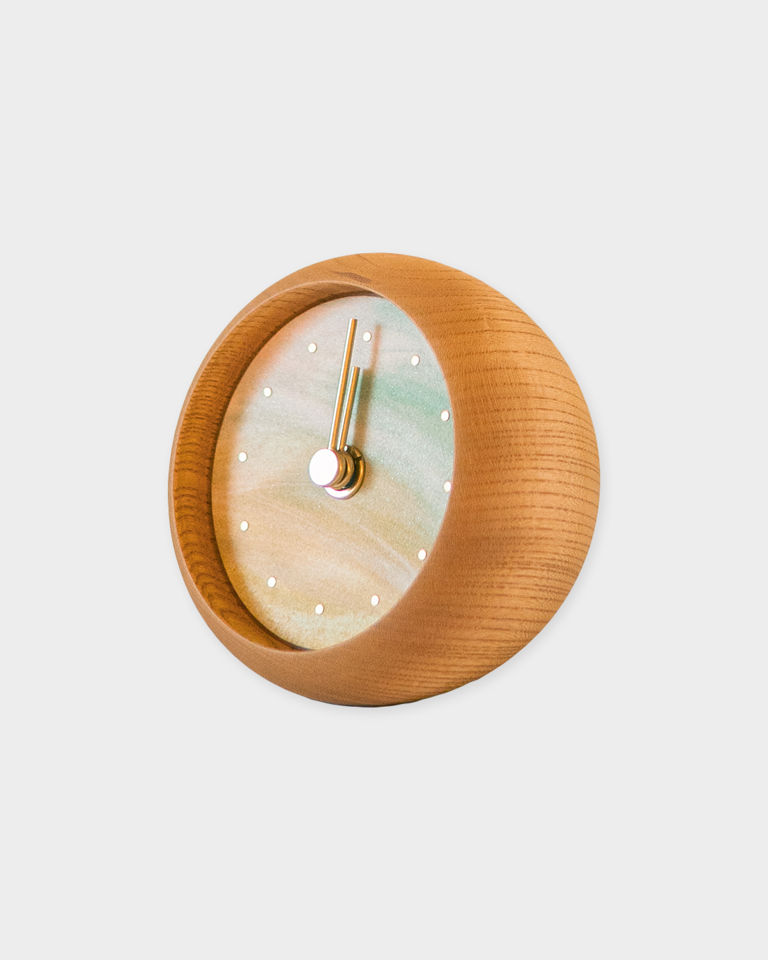 木の時計 | はなもっこ 置時計 彩霞|11-3-1