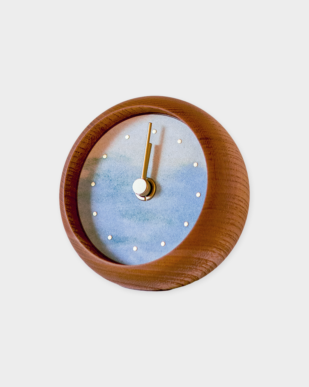 木の時計 | はなもっこ 置時計 彩霞|11-3-2