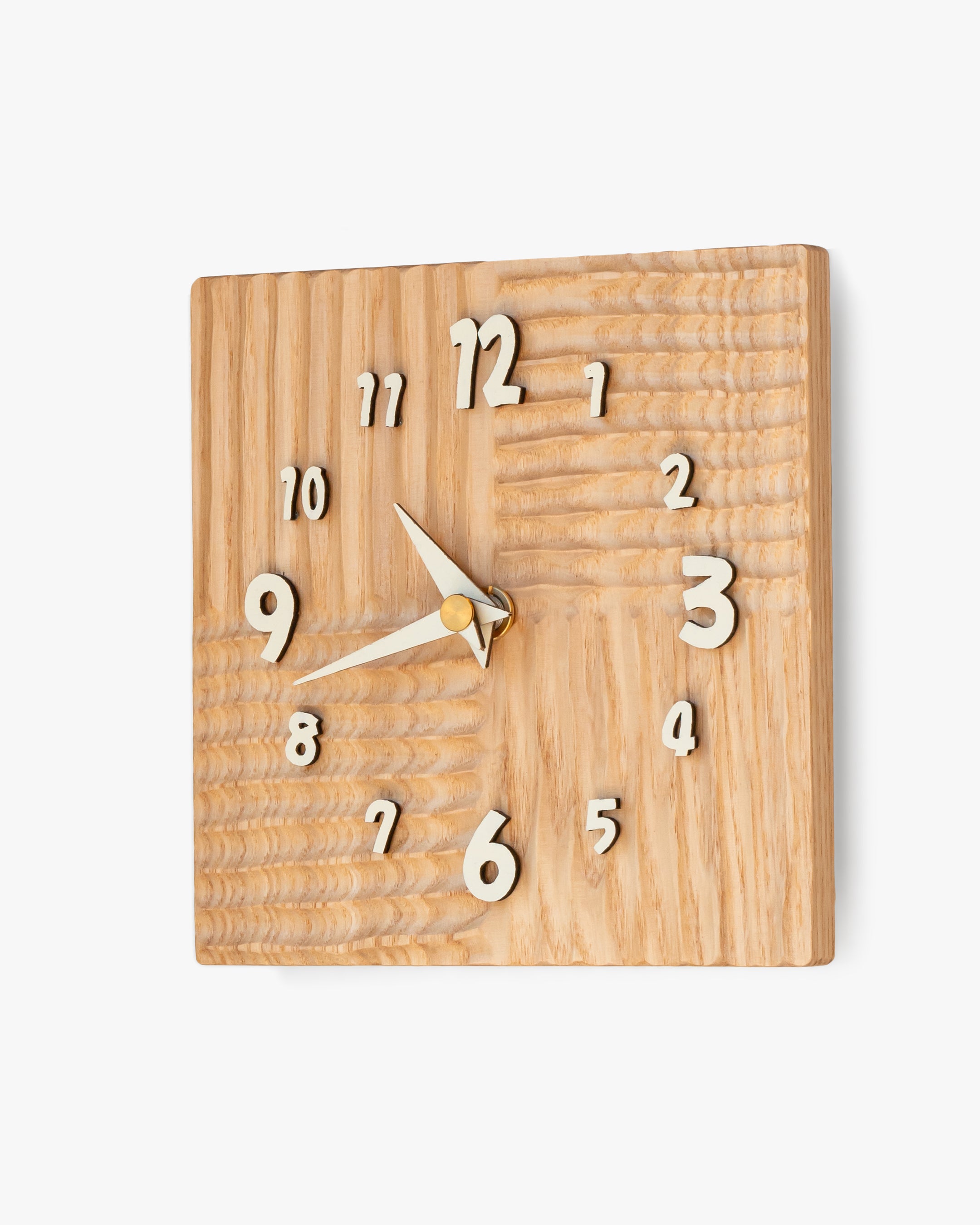 木の時計展 | スクエアの置きかけ時計|19-1