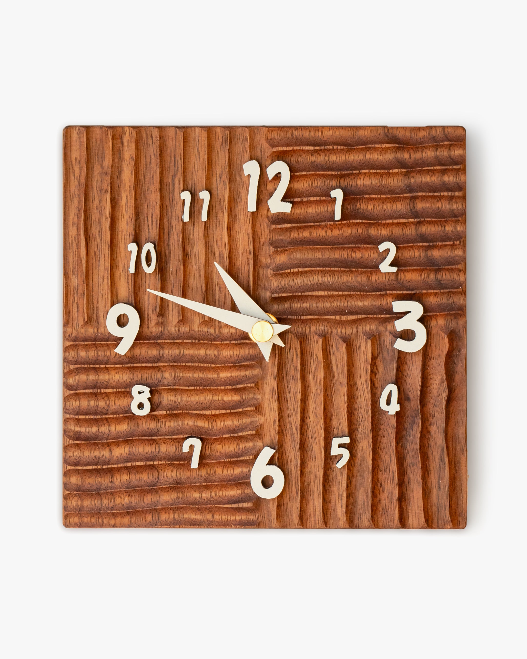 木の時計展 | スクエアの置きかけ時計|19-2