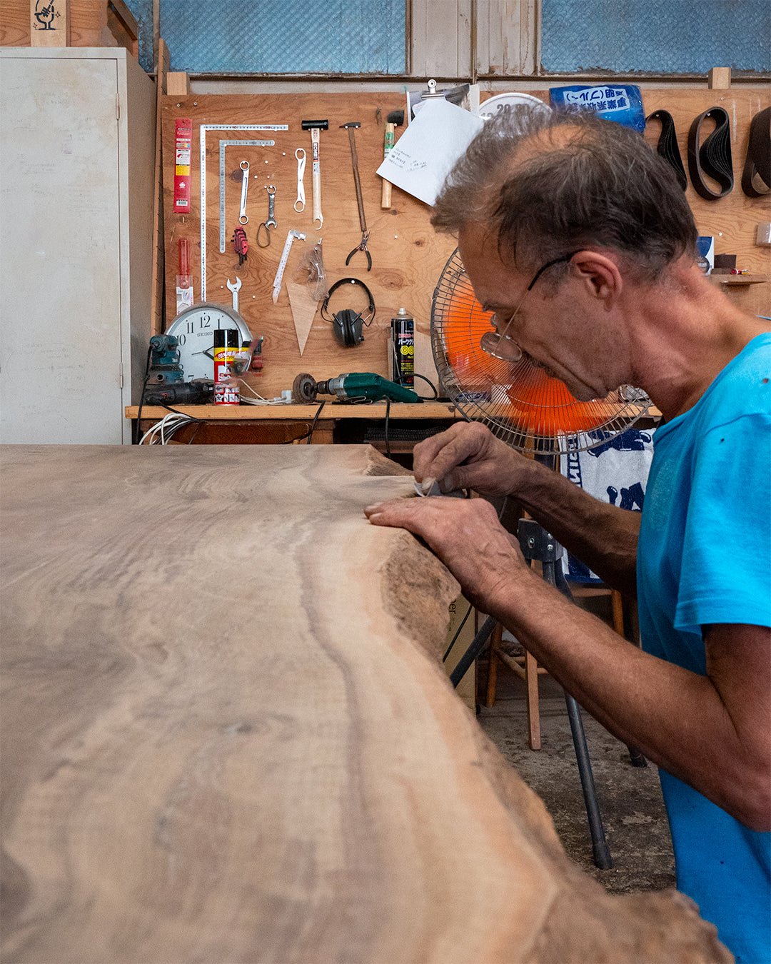 クラロウォールナット 一枚板 |幅298cm |No.0019