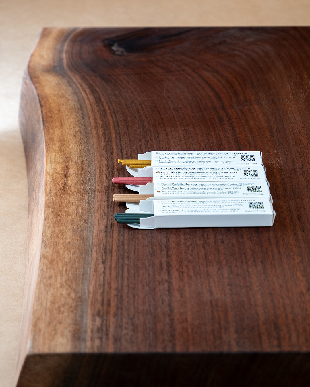 1ROI Incense < トライアル4種セット >|心を整える和のお香