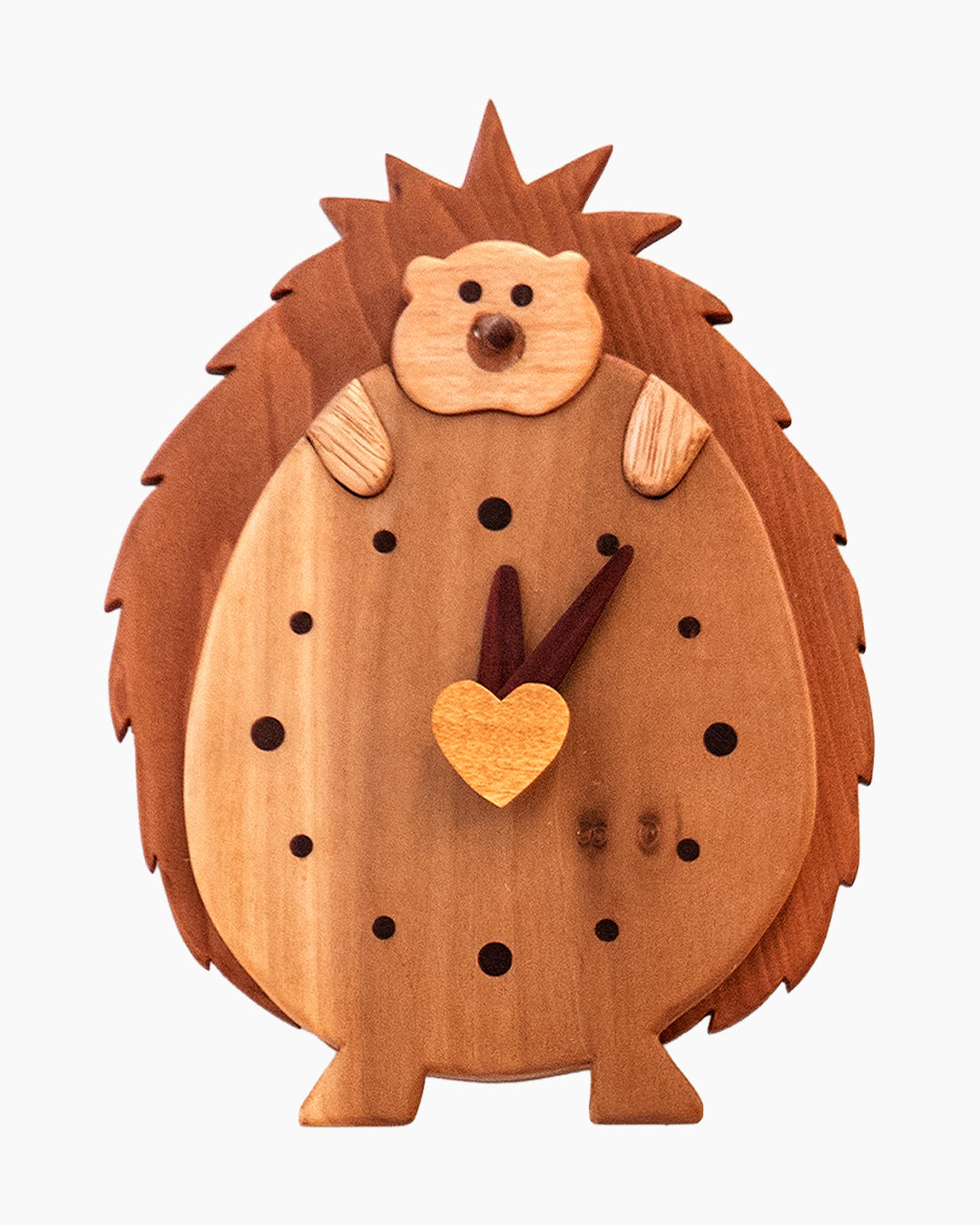 木の時計展 | 工房昇楽 置き&掛け時計 ハリネズミ|8-3