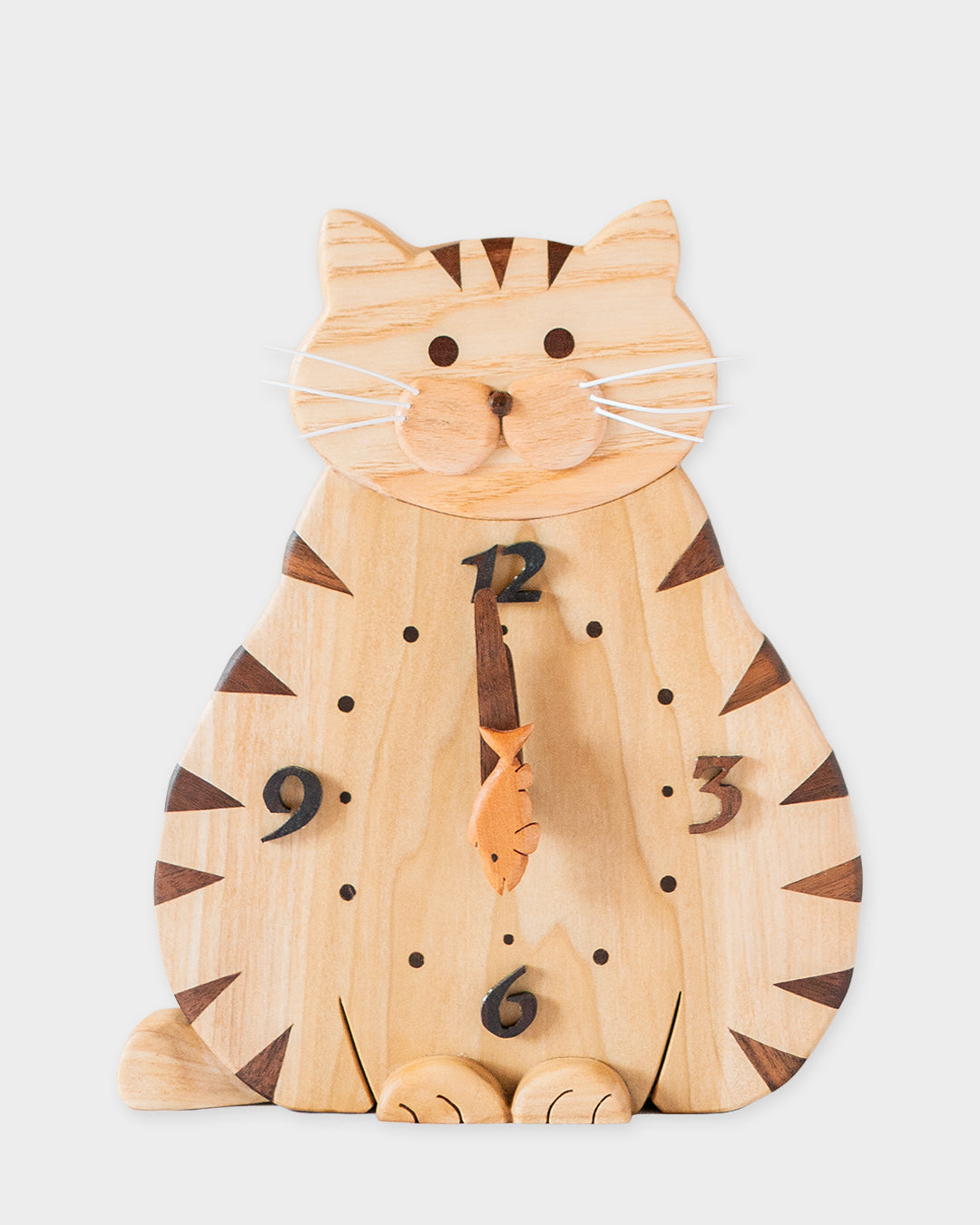 木の時計展 | 工房昇楽 置き&掛け時計 虎猫|8-10