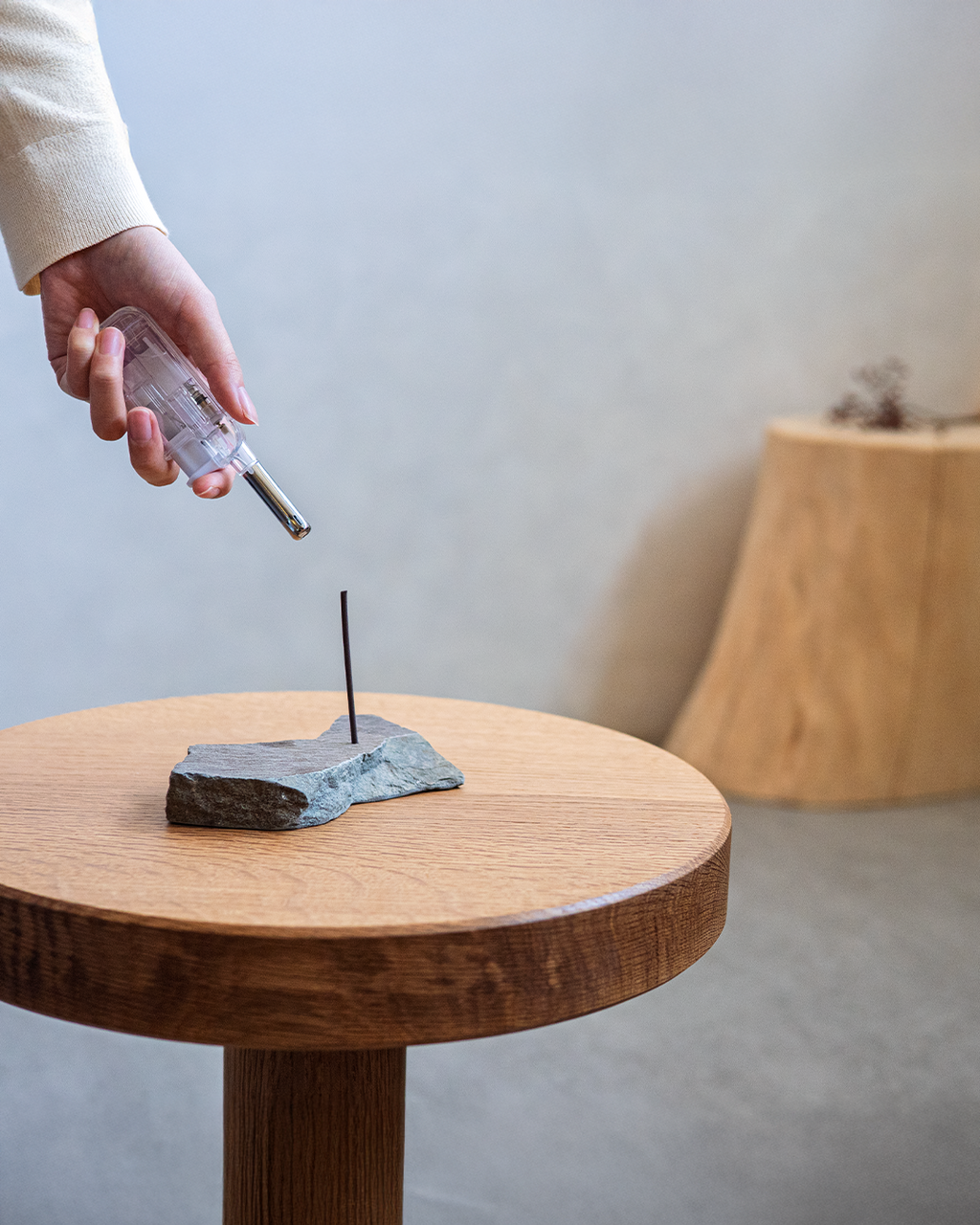 INASE｜incense holder（根府川石の香立て）｜国産天然石の香立て