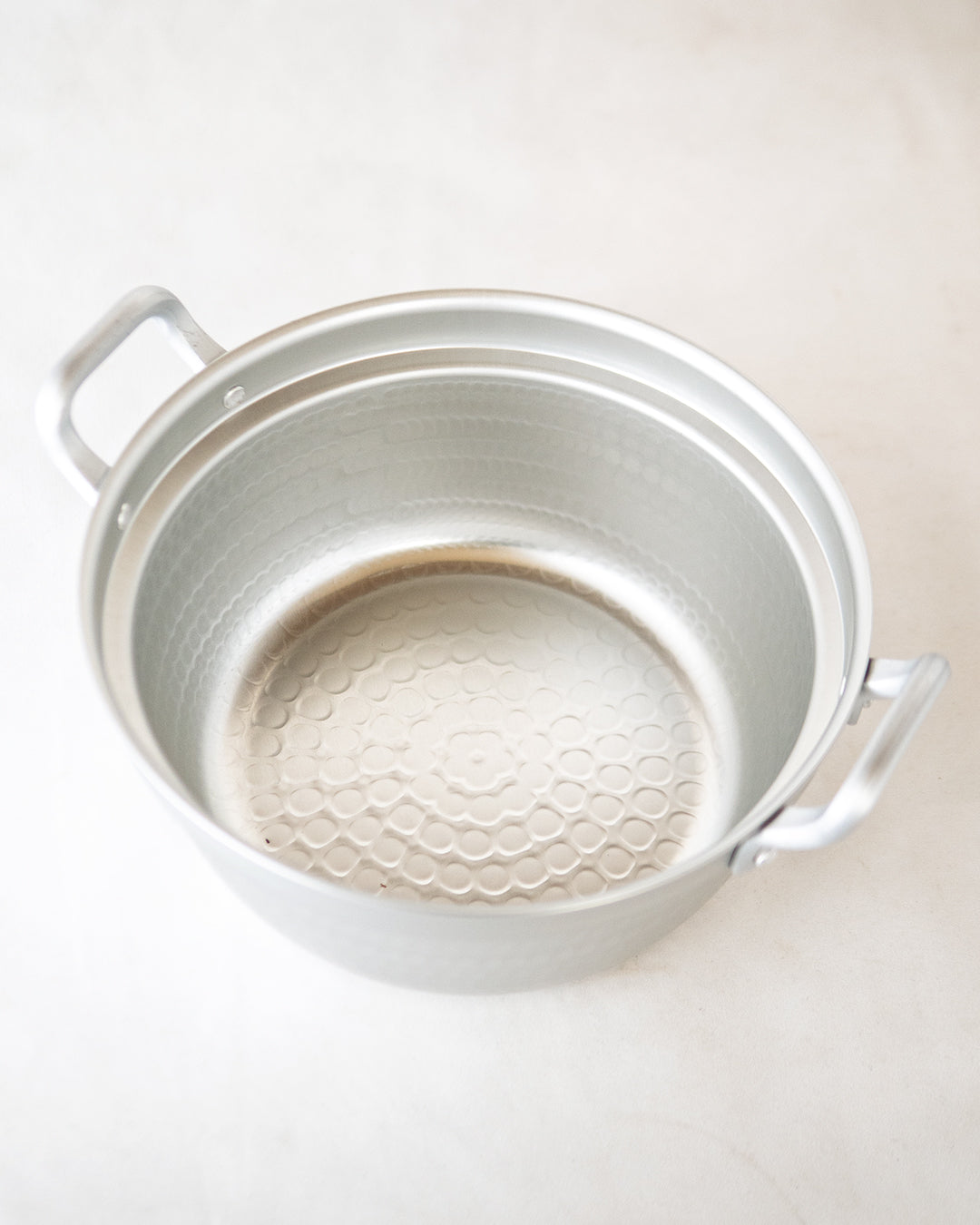 山一 |アルミ 段付鍋 21.5cm(せいろ用)