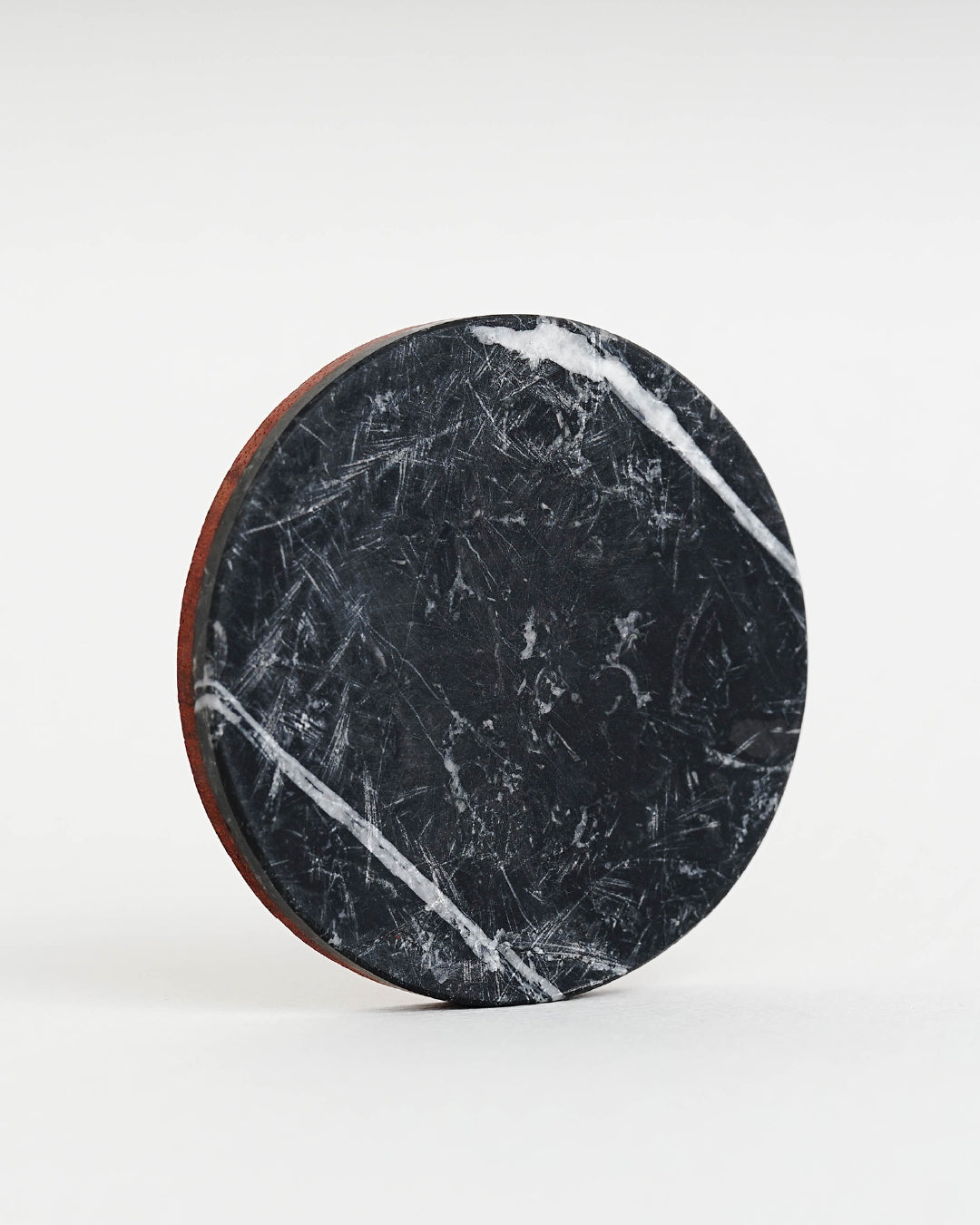 #color_Black×Red 天然黒大理石×ブビンガ