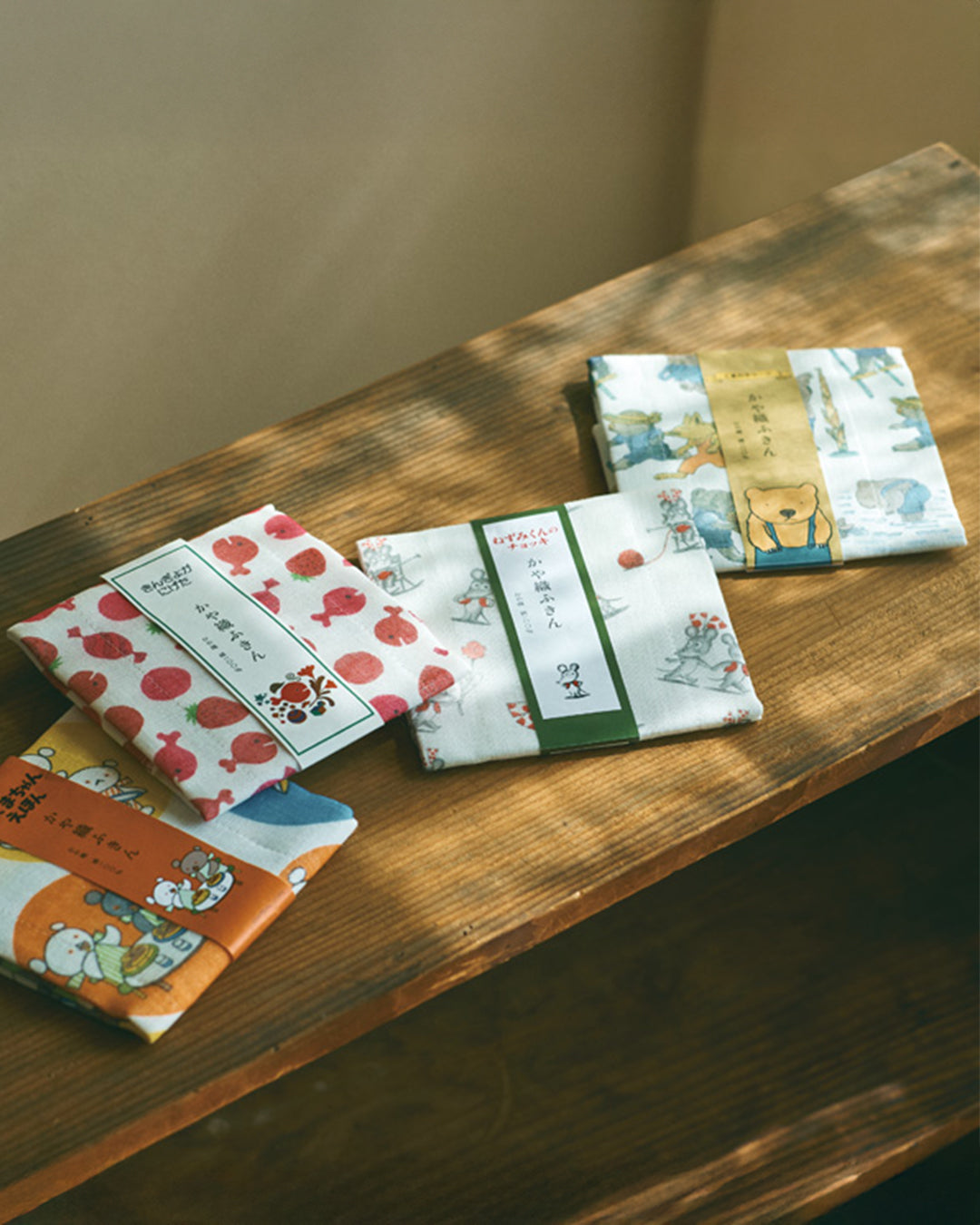 中川政七商店 | 絵本のかや織ふきん