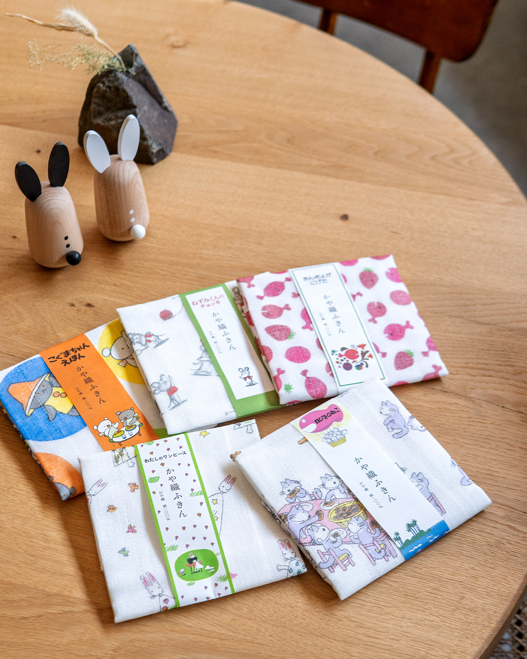 中川政七商店 | 絵本のかや織ふきん