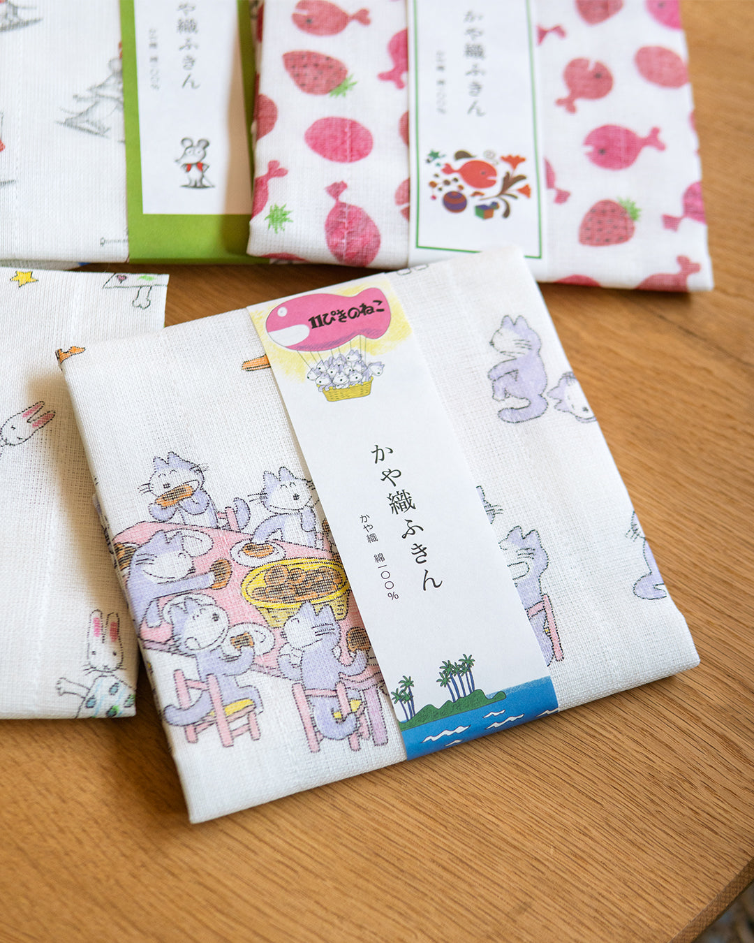 中川政七商店 | 絵本のかや織ふきん