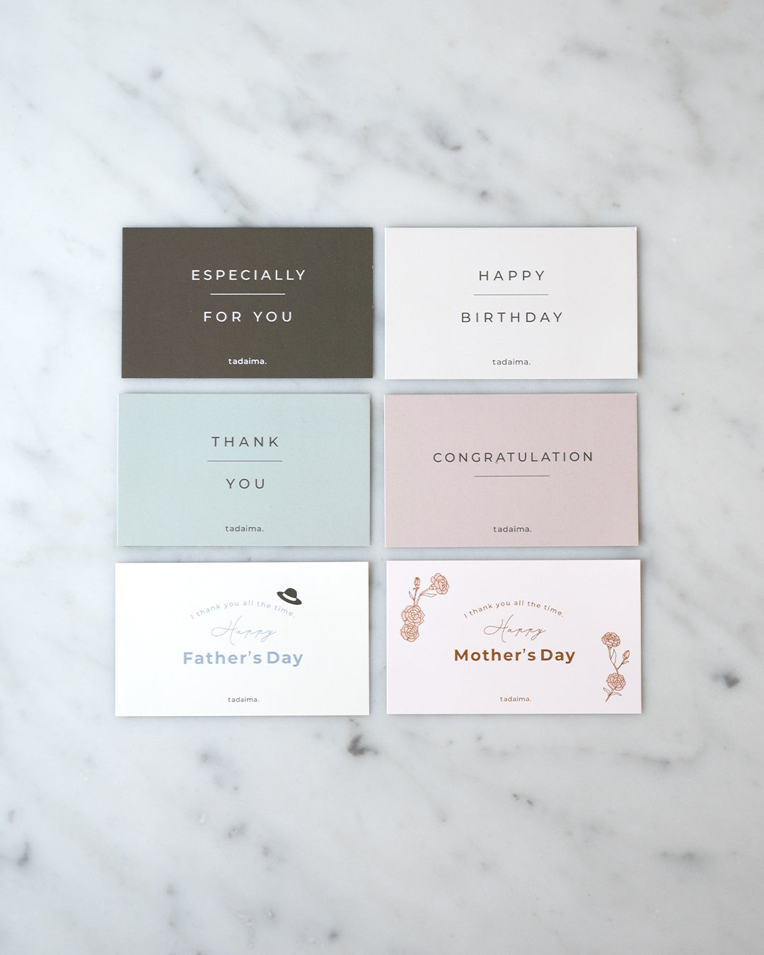 特製メッセージカード