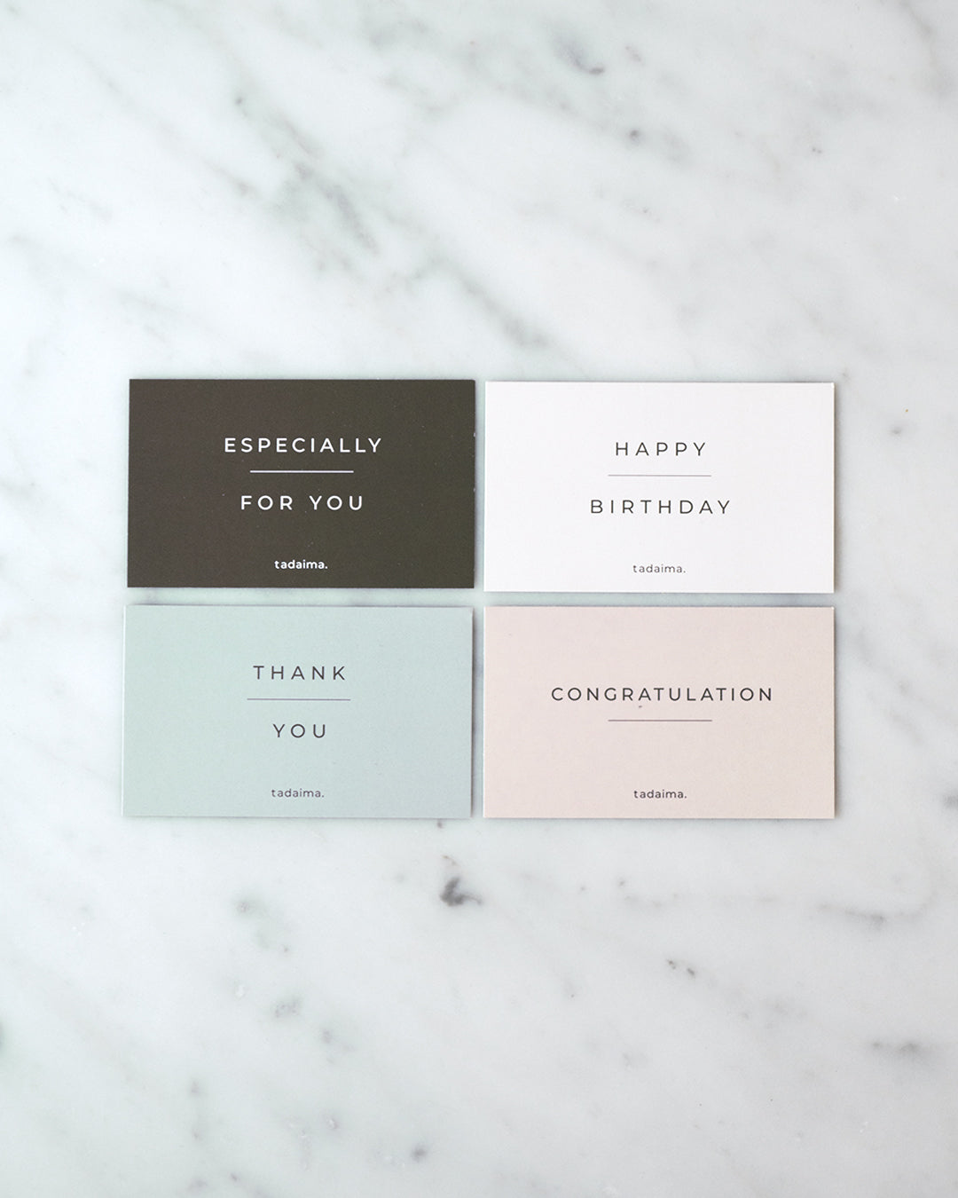 特製メッセージカード