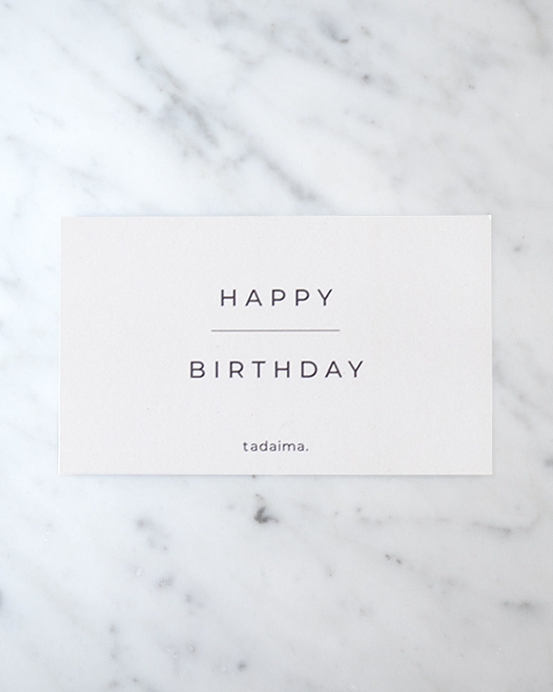 特製メッセージカード