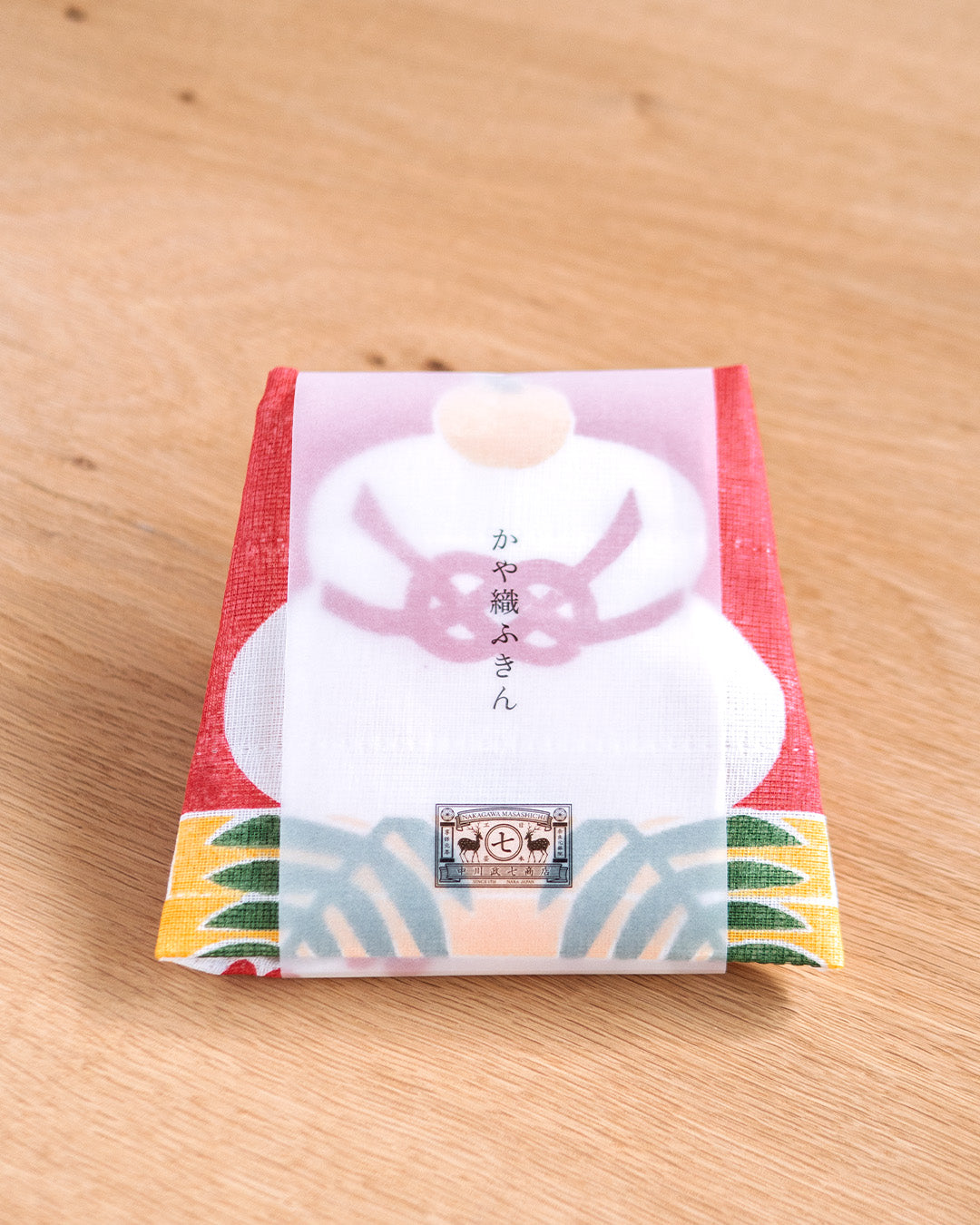 中川政七商店 | お正月のかや織ふきん 鏡餅 / 赤富士