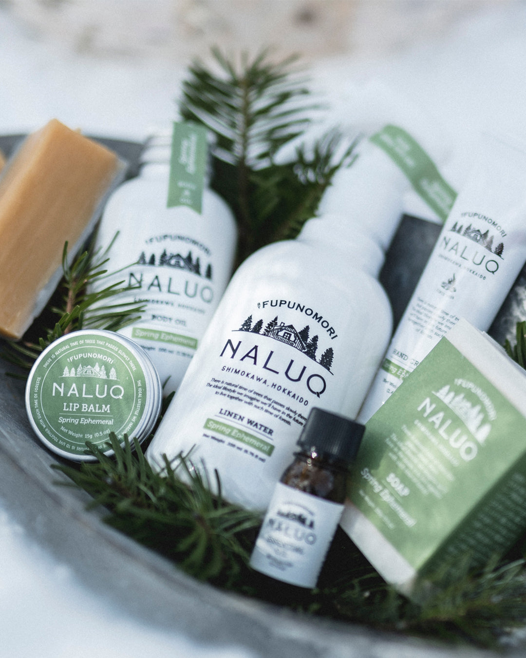 <GIFT SET>NALUQ|ハンドクリーム・リップバーム