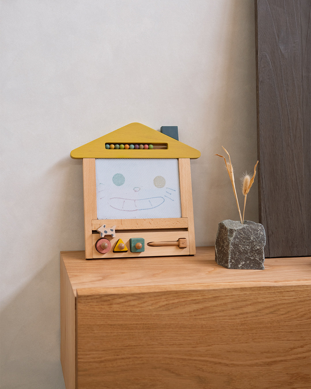 gg* |oekaki house dog(オエカキハウス)| 木のお絵かきボード|2歳~