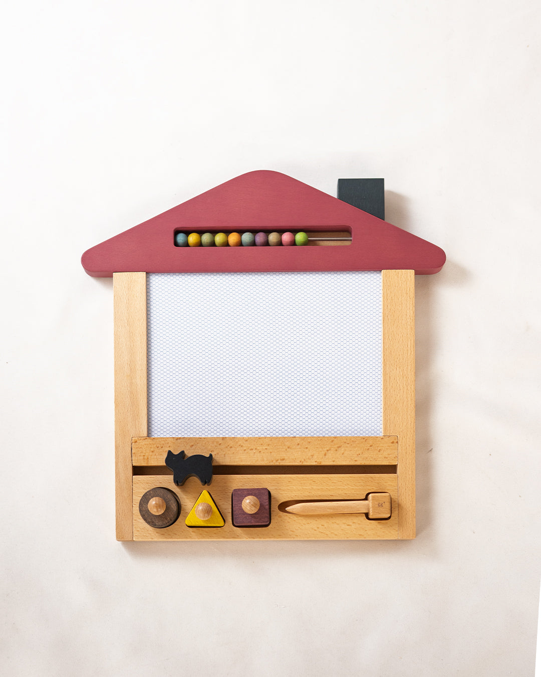 gg* |oekaki house dog(オエカキハウス)| 木のお絵かきボード|2歳~