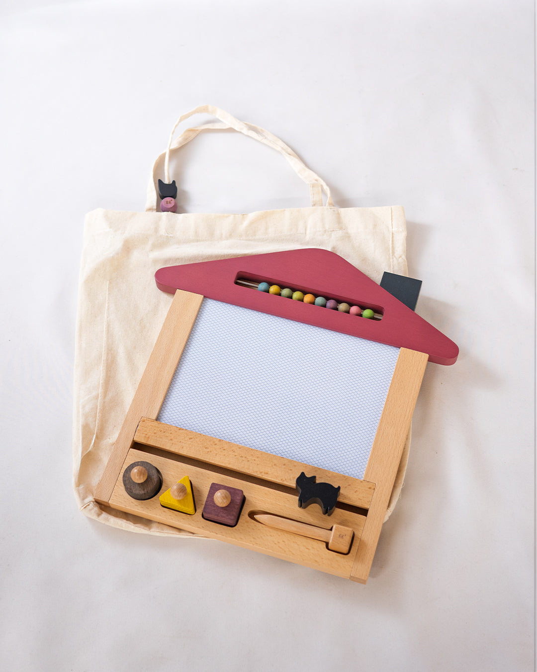 gg* |oekaki house dog(オエカキハウス)| 木のお絵かきボード|2歳~