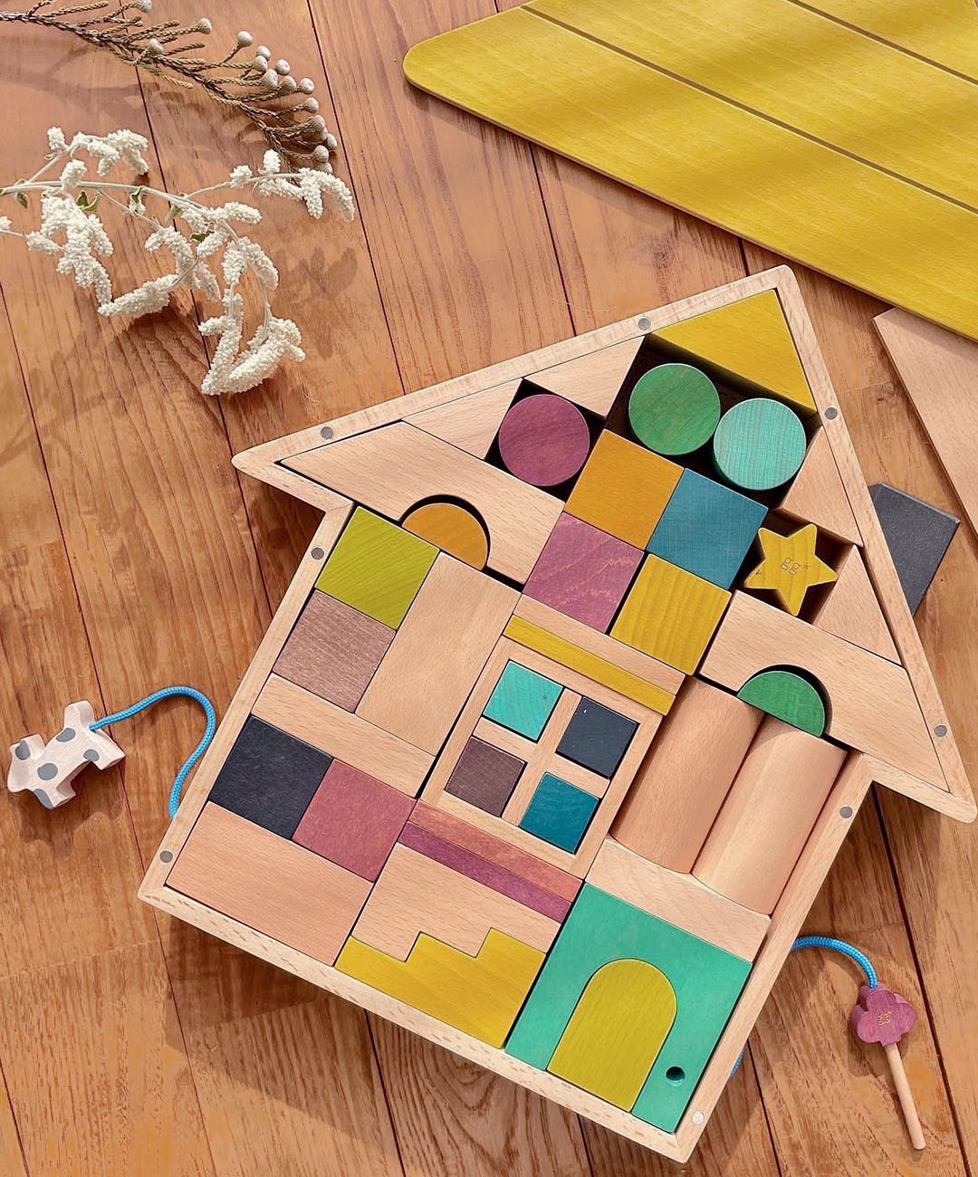 gg* |tsumiki(ツミキ)| 木のおうち積み木セット |2歳~