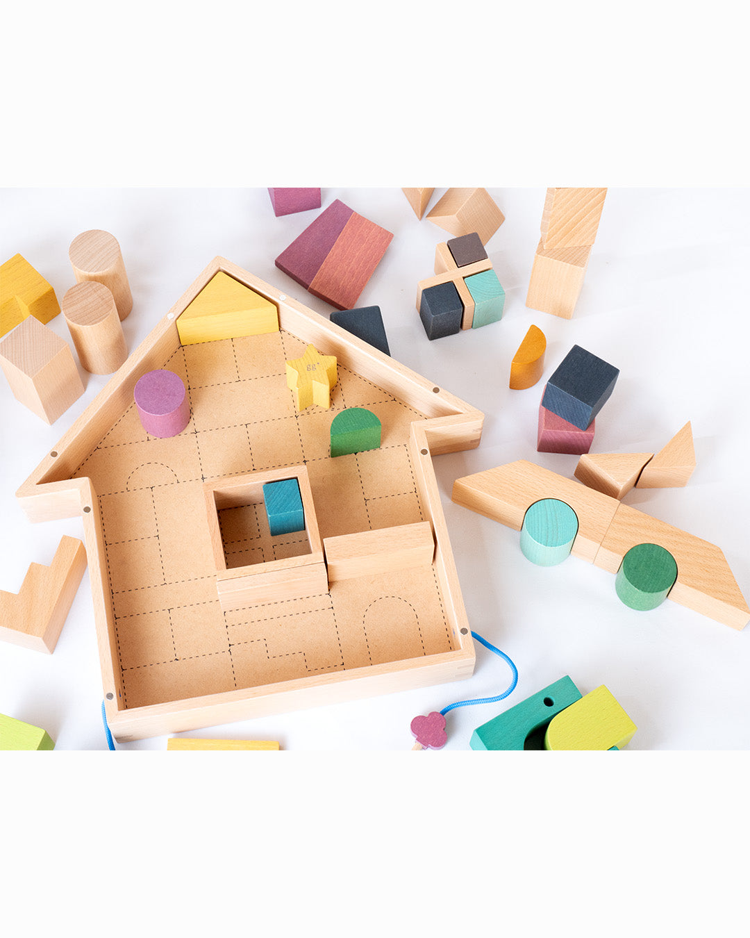 gg* |tsumiki(ツミキ)| 木のおうち積み木セット |2歳~