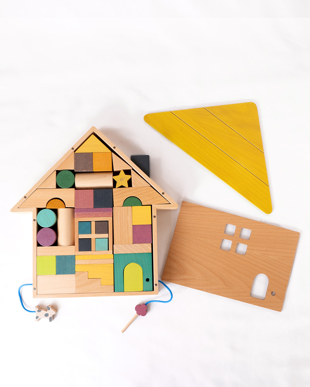 gg* |tsumiki(ツミキ)| 木のおうち積み木セット |2歳~