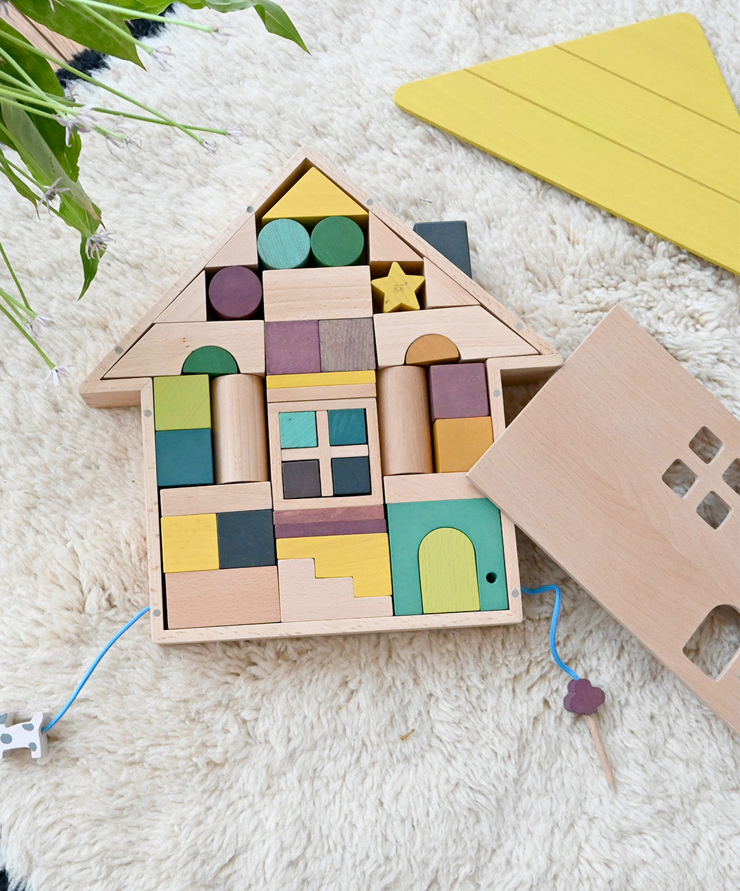 gg* |tsumiki(ツミキ)| 木のおうち積み木セット |2歳~