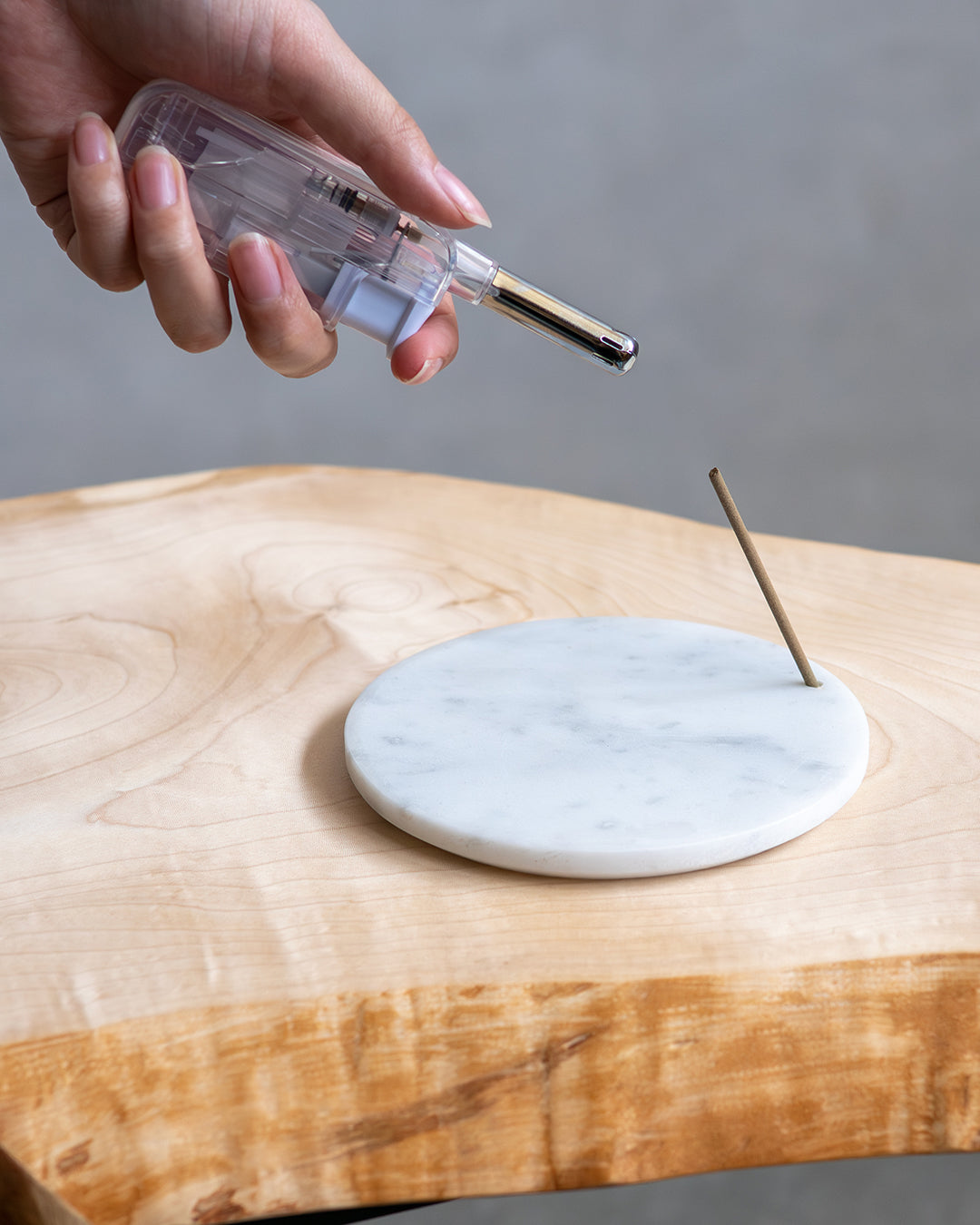 INASE|INCENSE HOLDER - white ; イタリア産ビアンコカララ< tadaima.別注 >