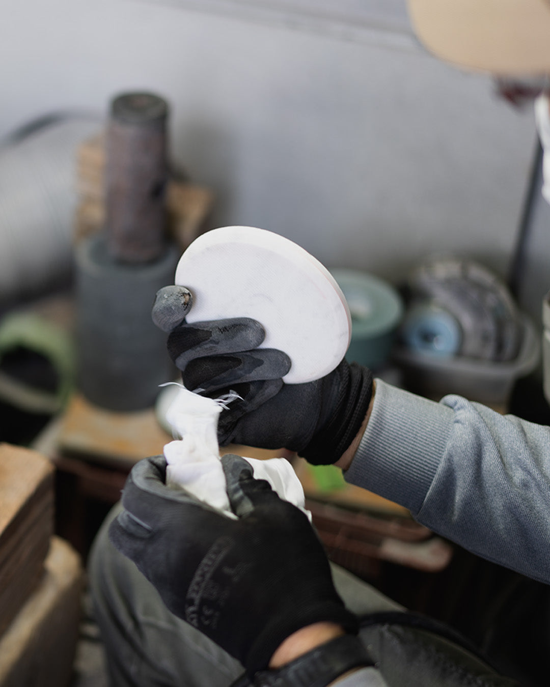 INASE|INCENSE HOLDER - beige ; イタリア産ポテチーノ < tadaima.別注 >