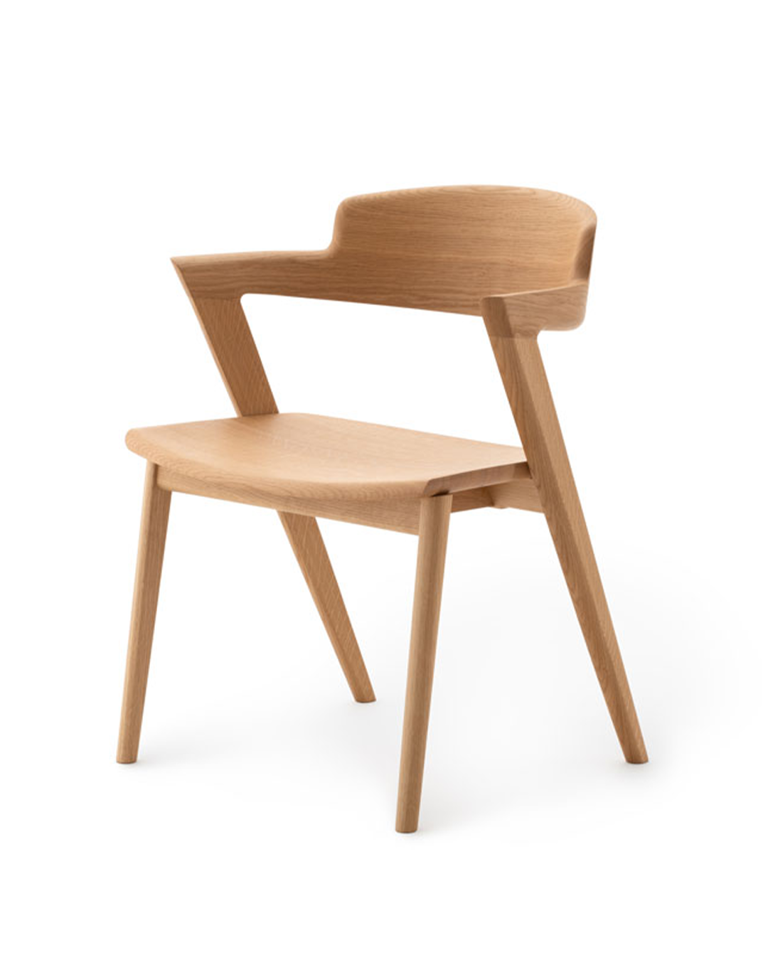 イストク | VIOLA チェア セミアーム - ウォールナット