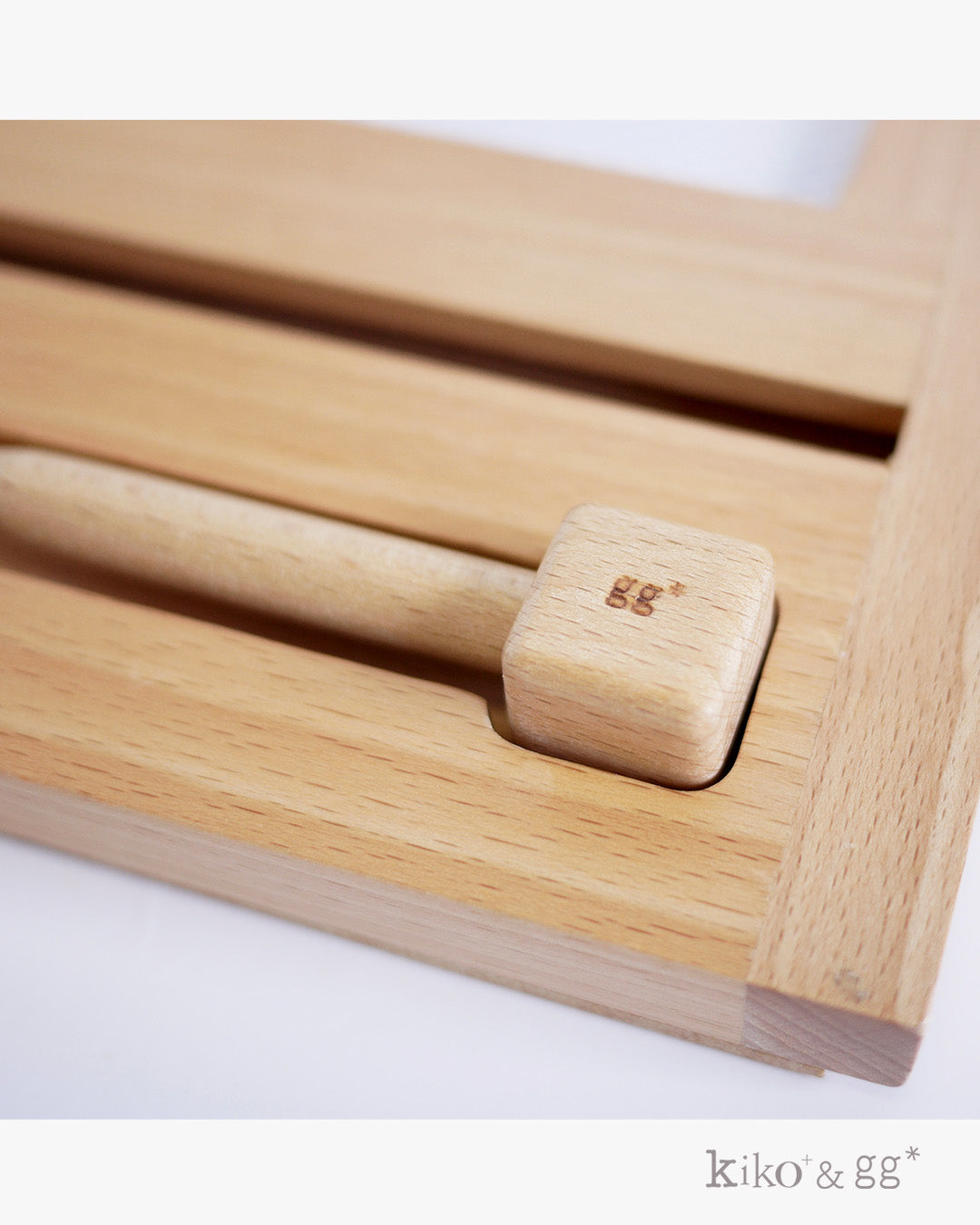 gg* |oekaki house dog(オエカキハウス)| 木のお絵かきボード|2歳~