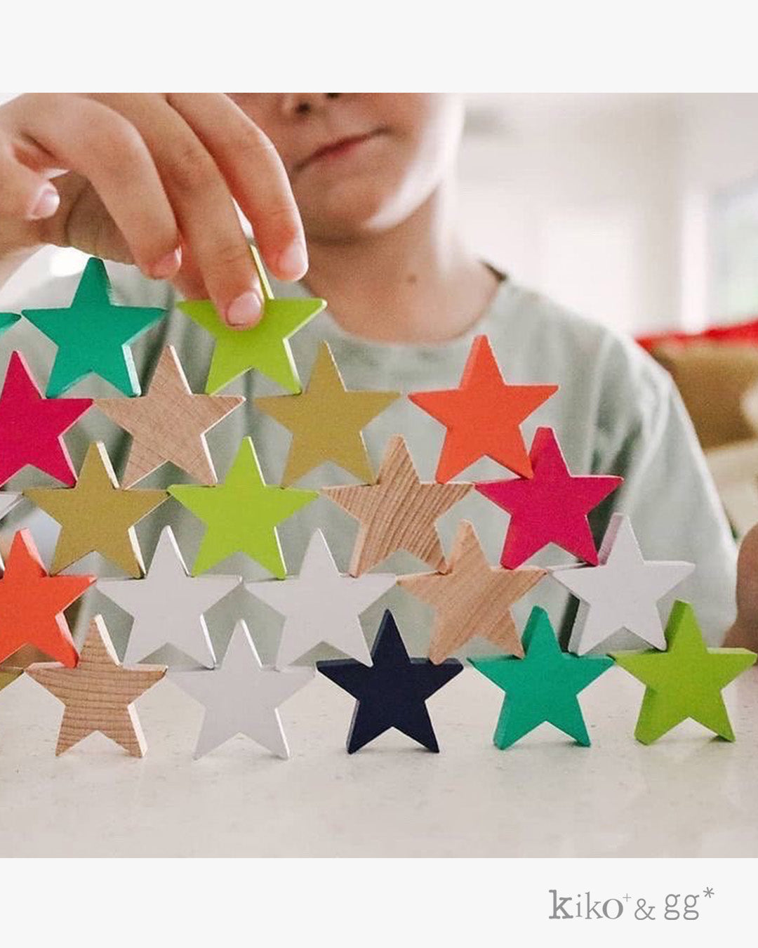 kiko+ | tanabata(タナバタ)| 木製ドミノ100ピース|3歳~