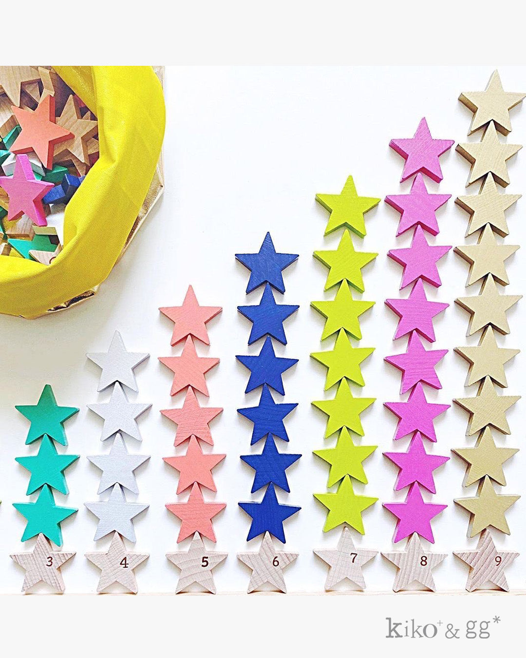 kiko+ | tanabata(タナバタ)| 木製ドミノ100ピース|3歳~