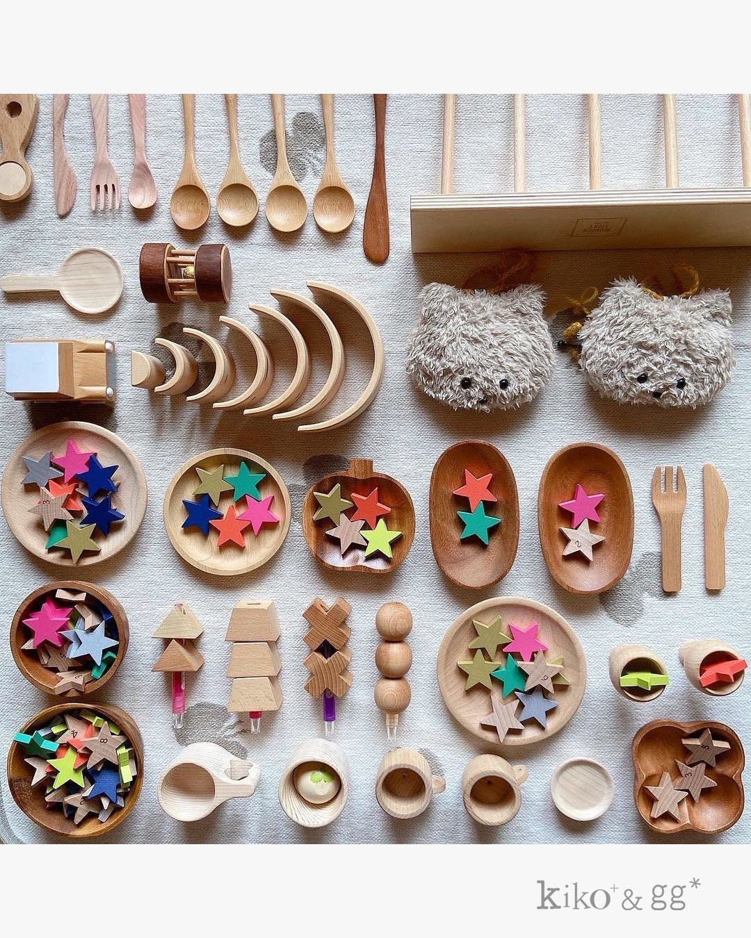 kiko+ | tanabata(タナバタ)| 木製ドミノ100ピース|3歳~