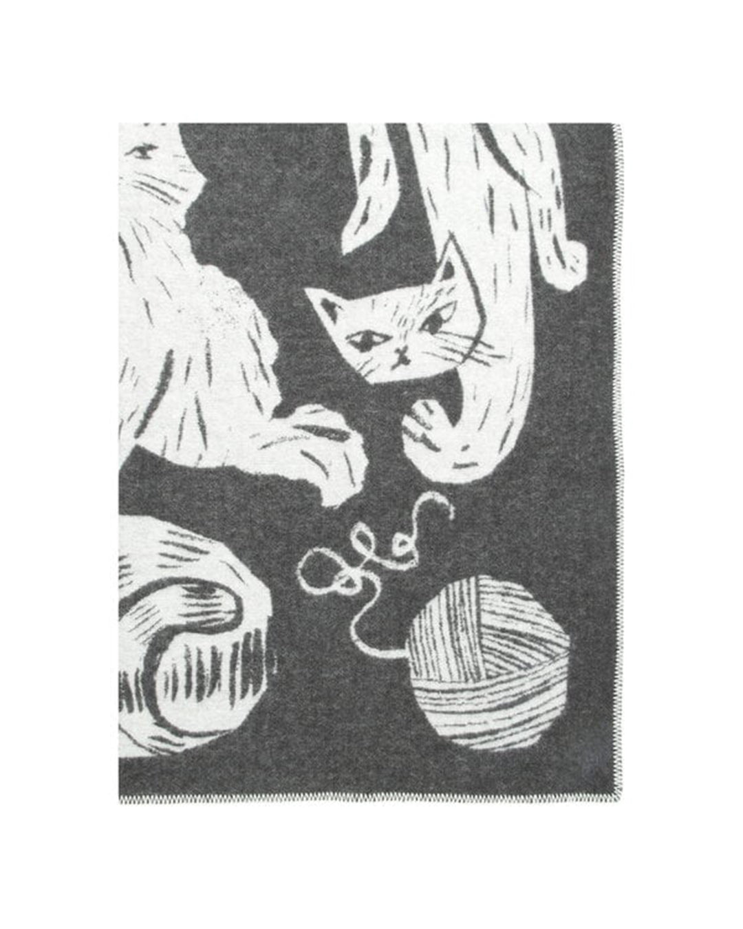 LAPUAN KANKURIT | KISSANPÄIVÄT ウールブランケット(90x130cm)