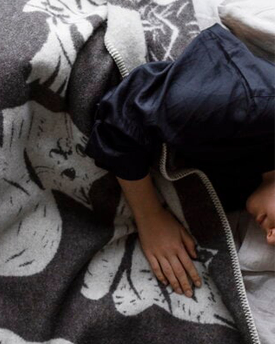 LAPUAN KANKURIT | KISSANPÄIVÄT ウールブランケット(90x130cm)