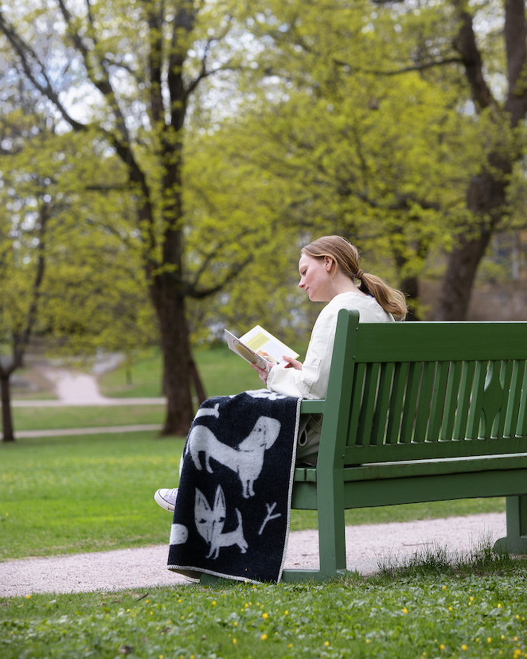 LAPUAN KANKURIT | KOIRAPUISTO ウールブランケット(90x130cm)