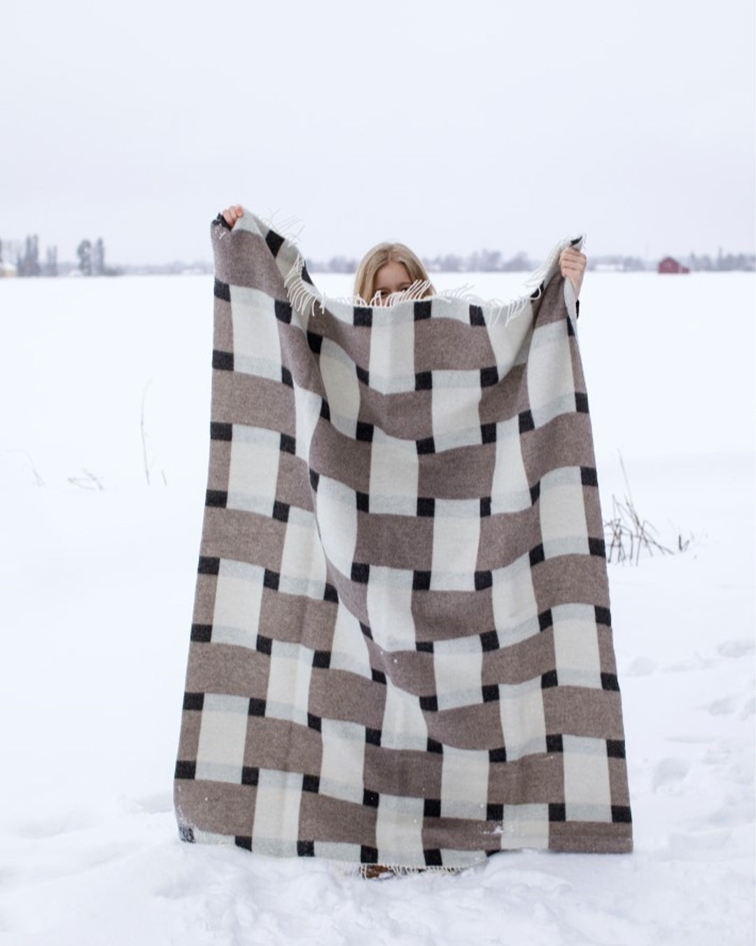 LAPUAN KANKURIT | PUNOS ウールブランケット