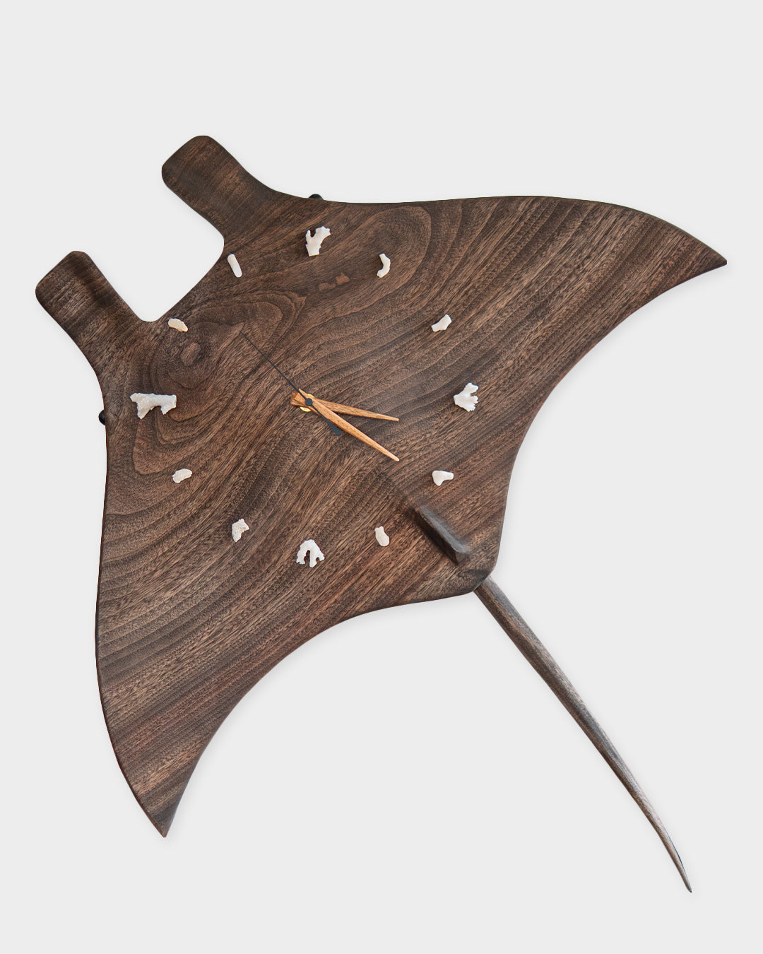 木の時計展 | 工房森の樹 マンタの時計 | ブラウン(中)