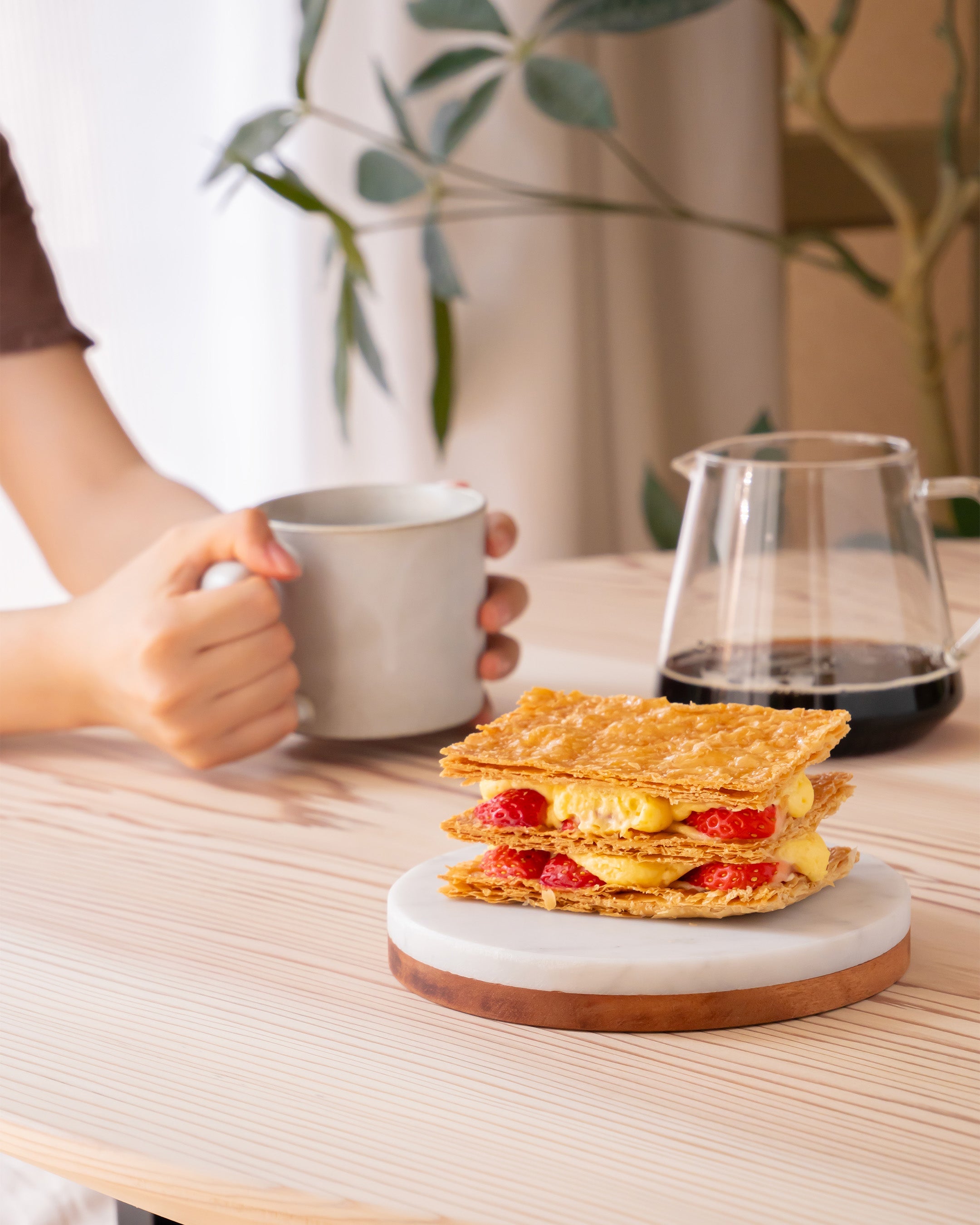 #color_White×Pink 天然白大理石×桜