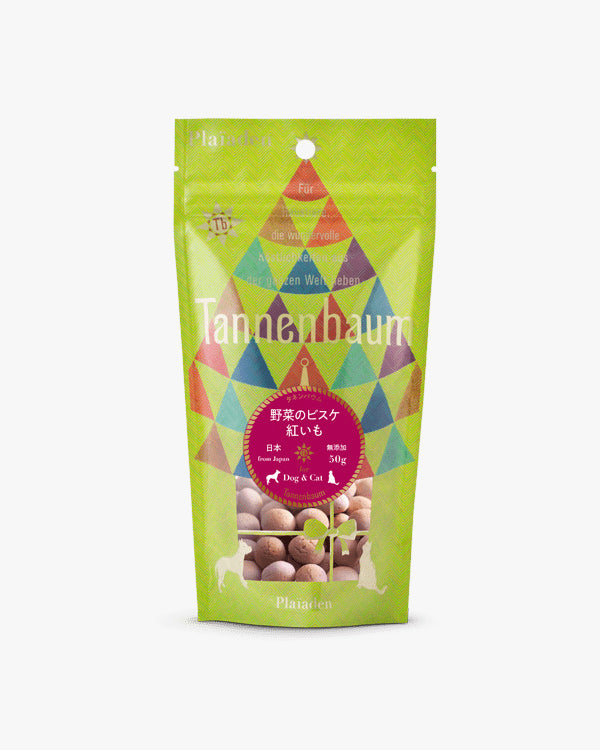 Plaïaden|野菜のビスケ 紅いも 50g for Dog/Cat (タネンバウム)