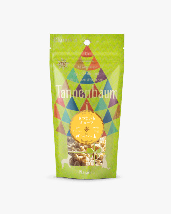Plaïaden|さつまいもキューブ 50g for Dog/Cat (タネンバウム)