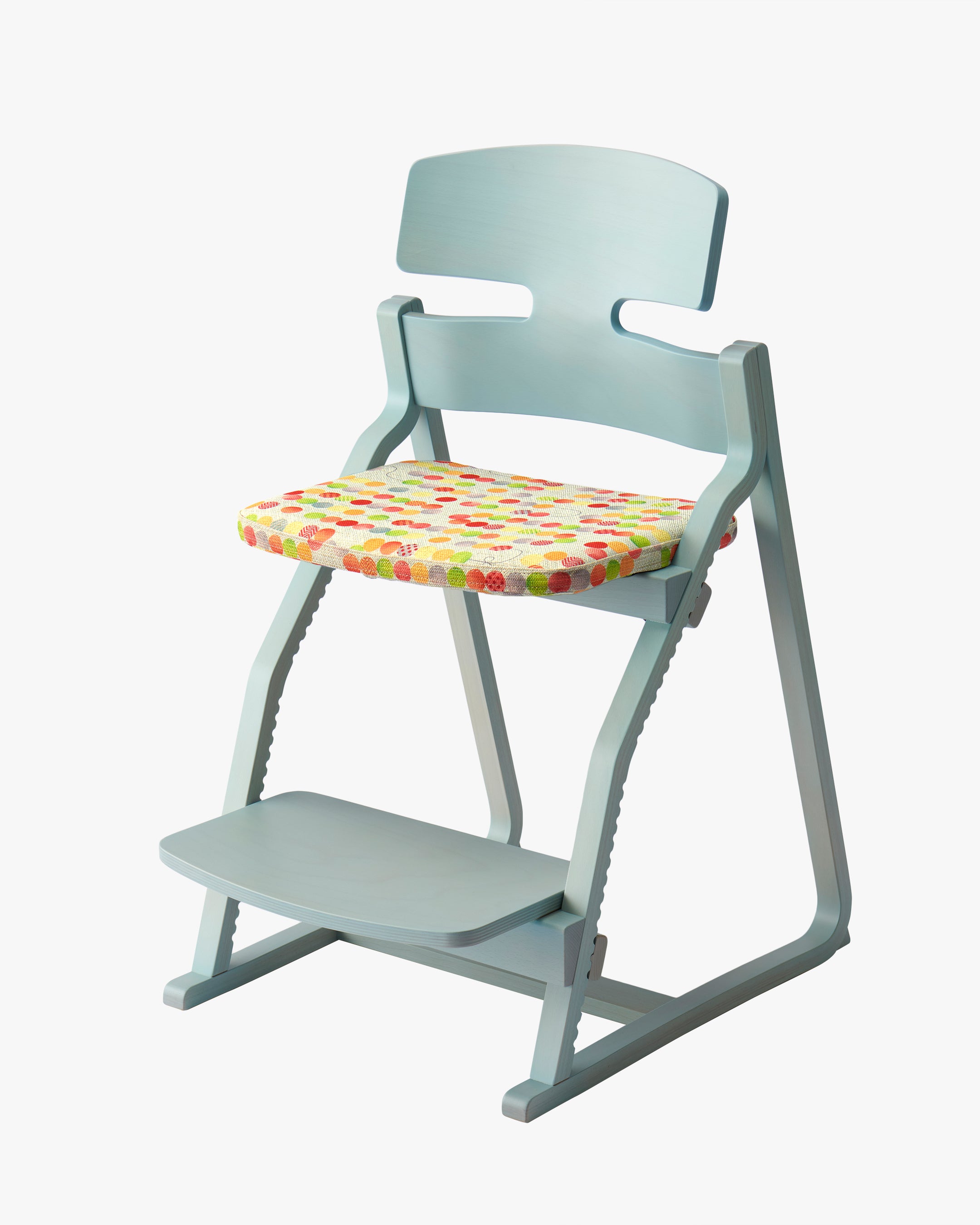 アップライトチェア アクアブルー